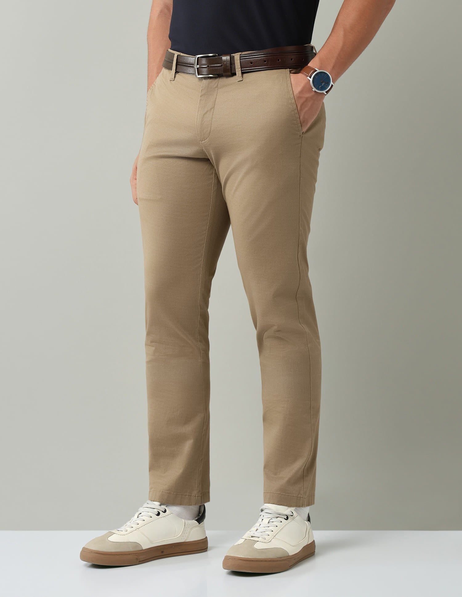 Mid-Rise Modern Slim Fit Twill Chino