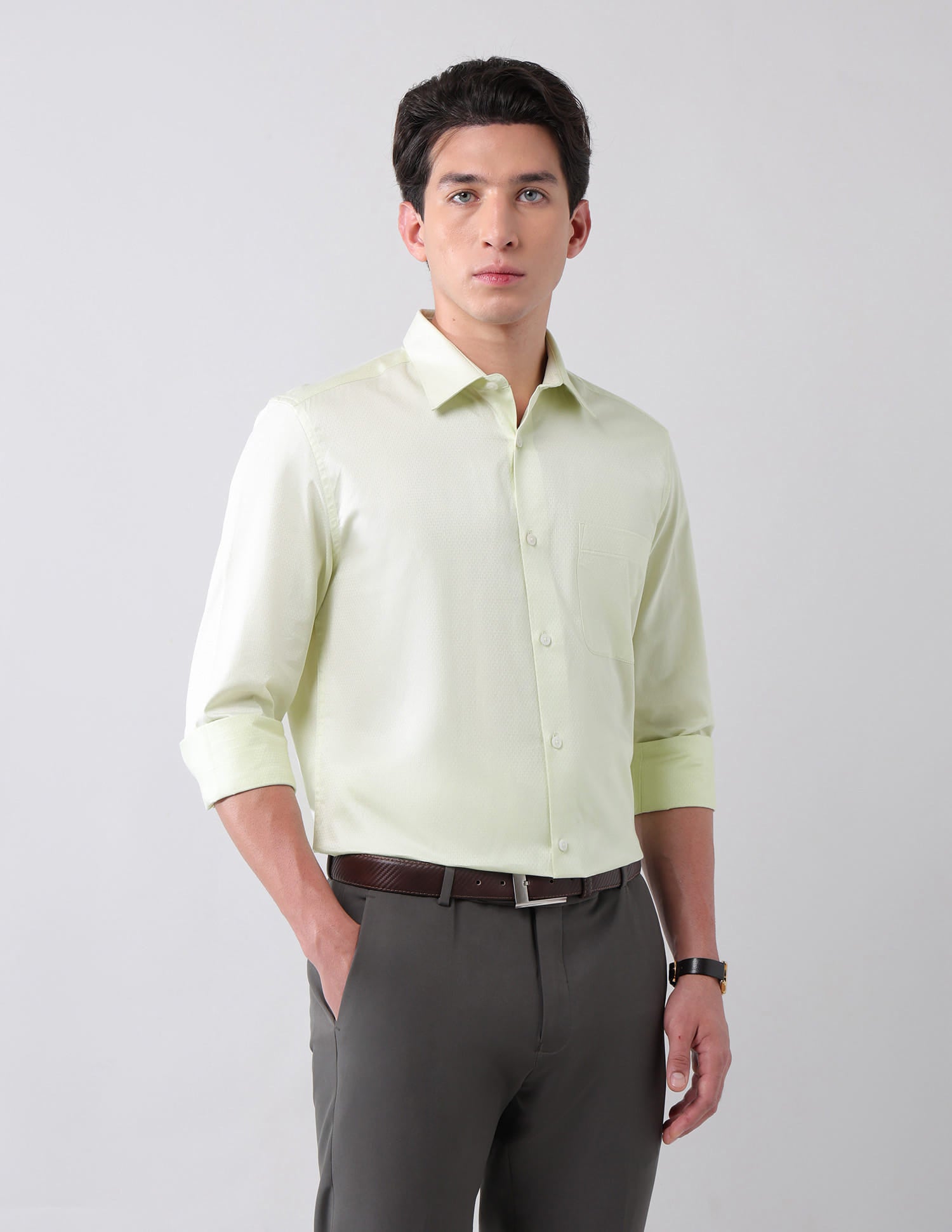 Style-Draped Regular Fit Abstract Printed Shirt