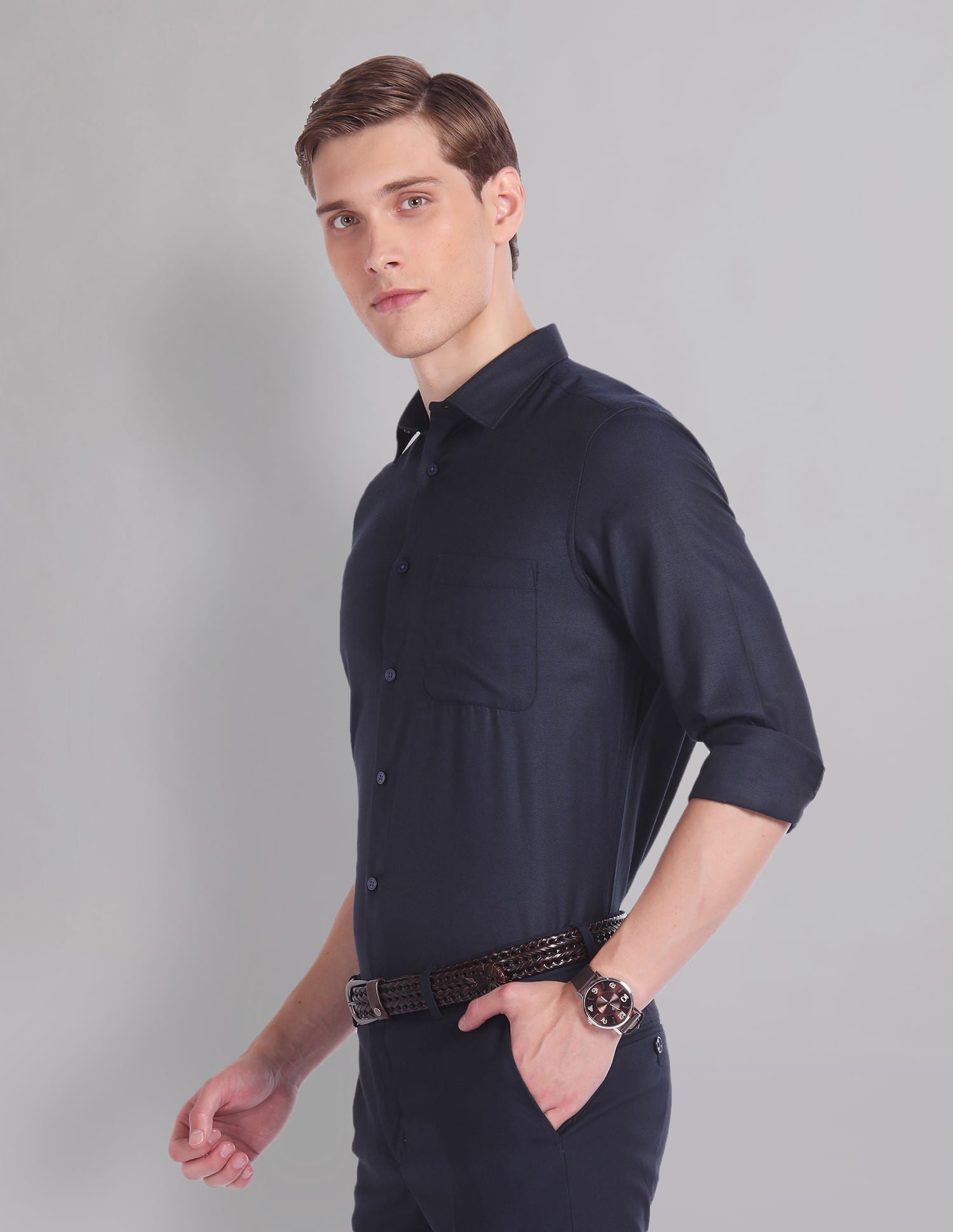Contemporary Luxe Sartorial Dobby Shirt