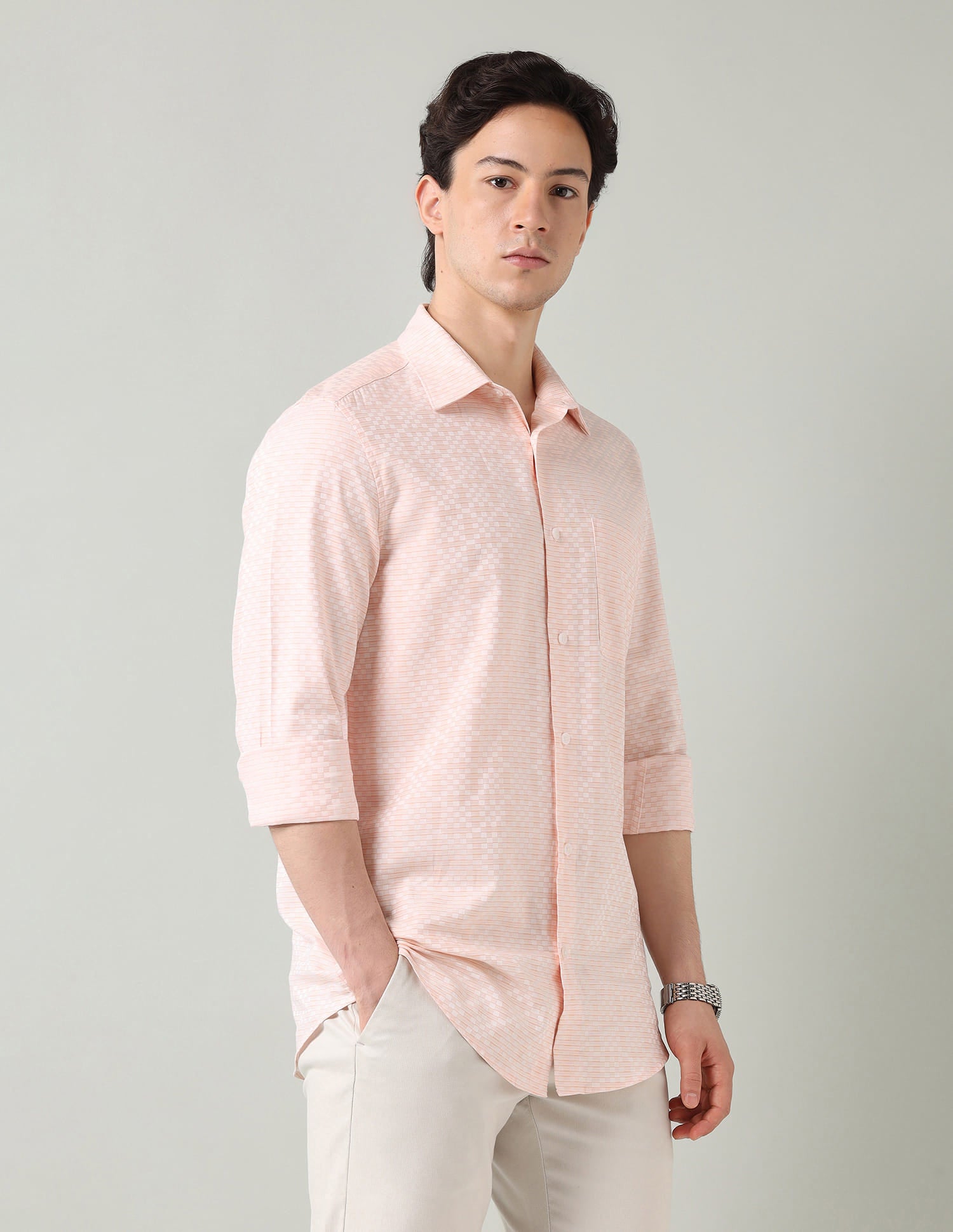 Textured Regular Fit Shirt
