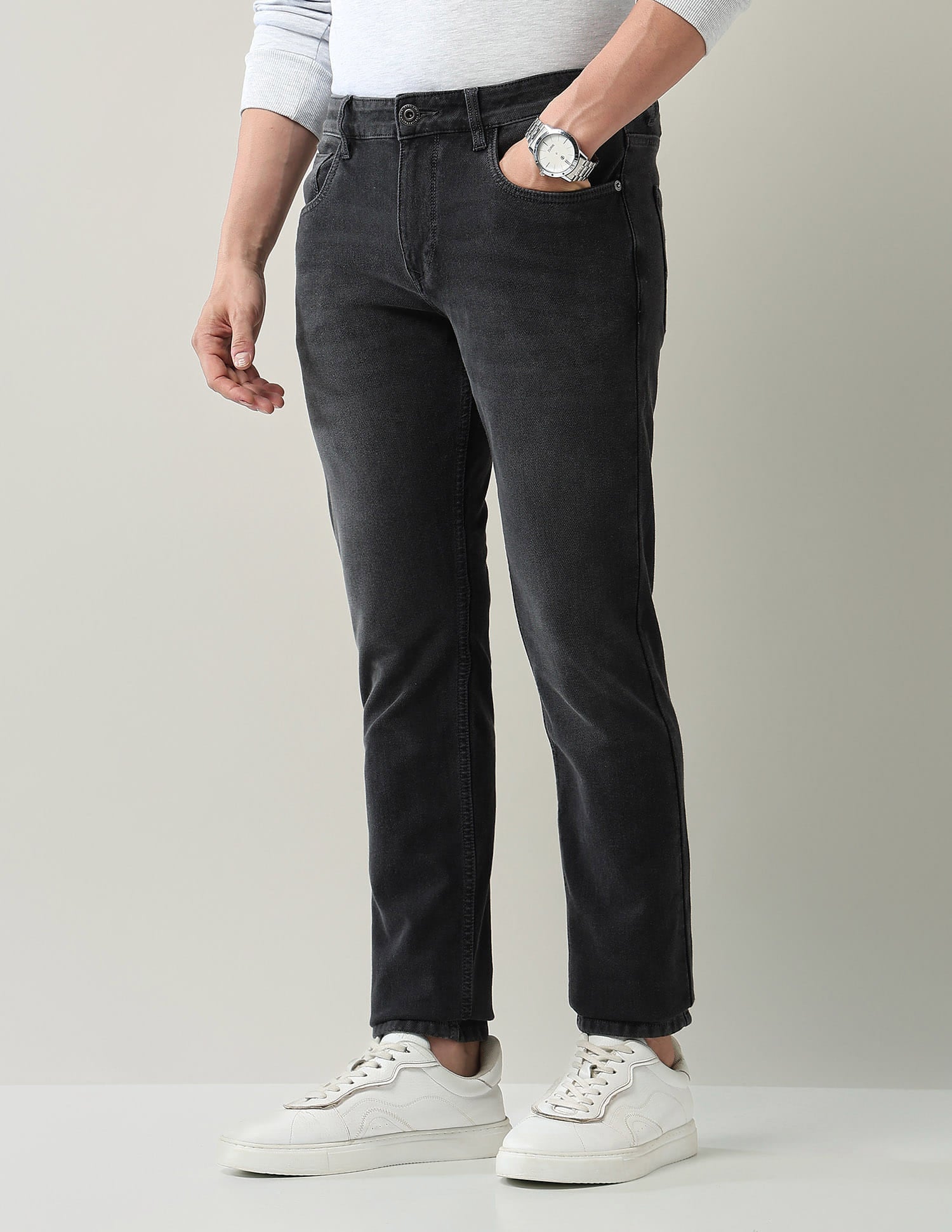 Mid Rise Slim Fit Jeans