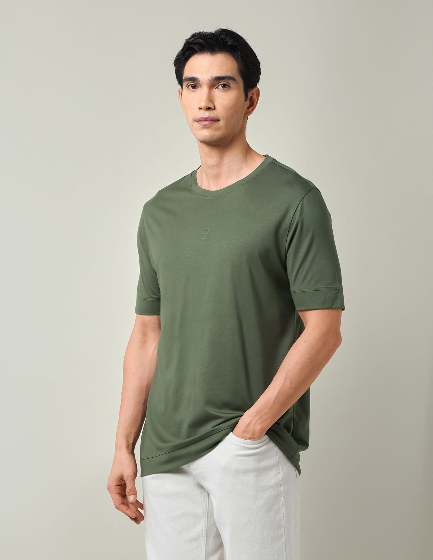 Stylish & Solid Regular Fit T-Shirt