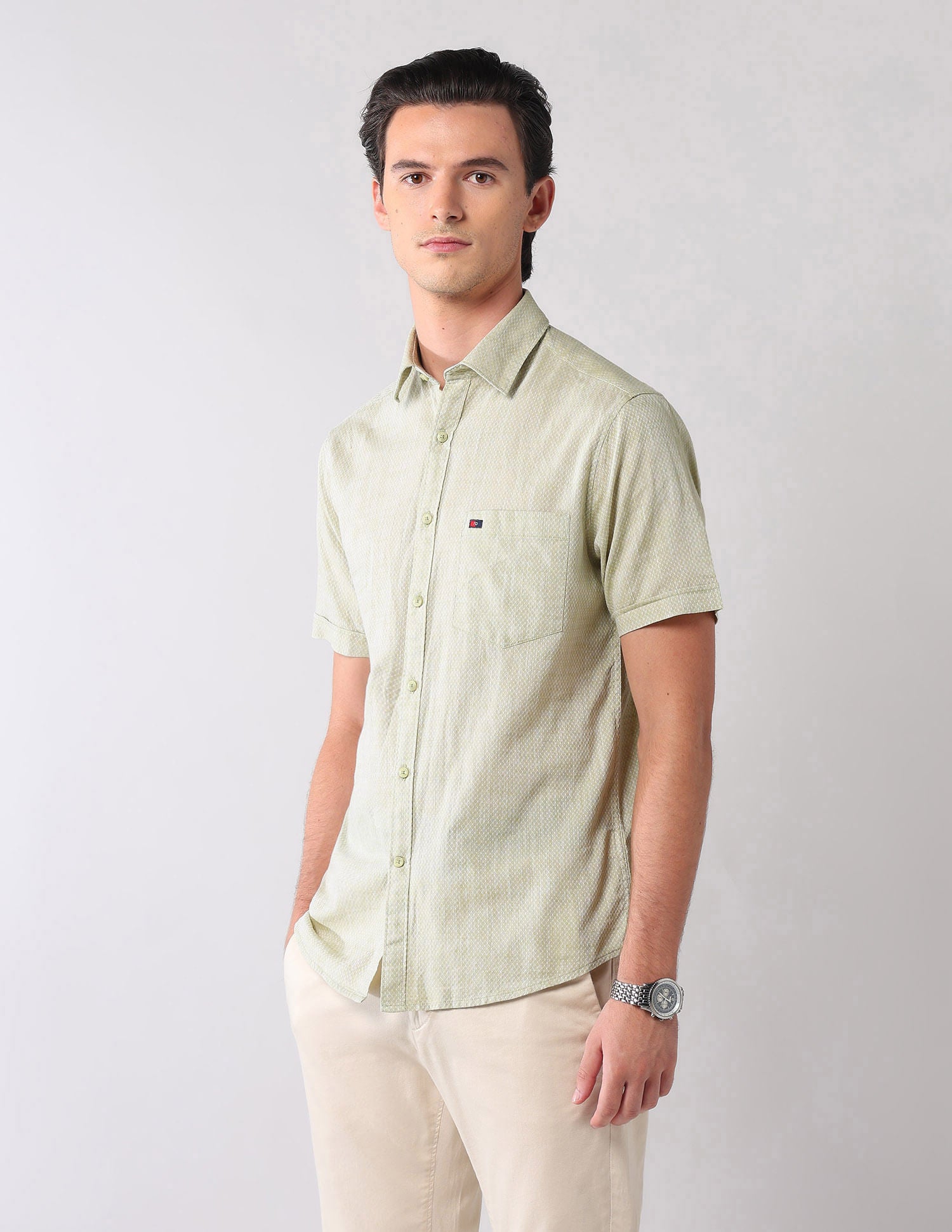 City Chronicles Modern Slim Fit Tartan Checked Shirt