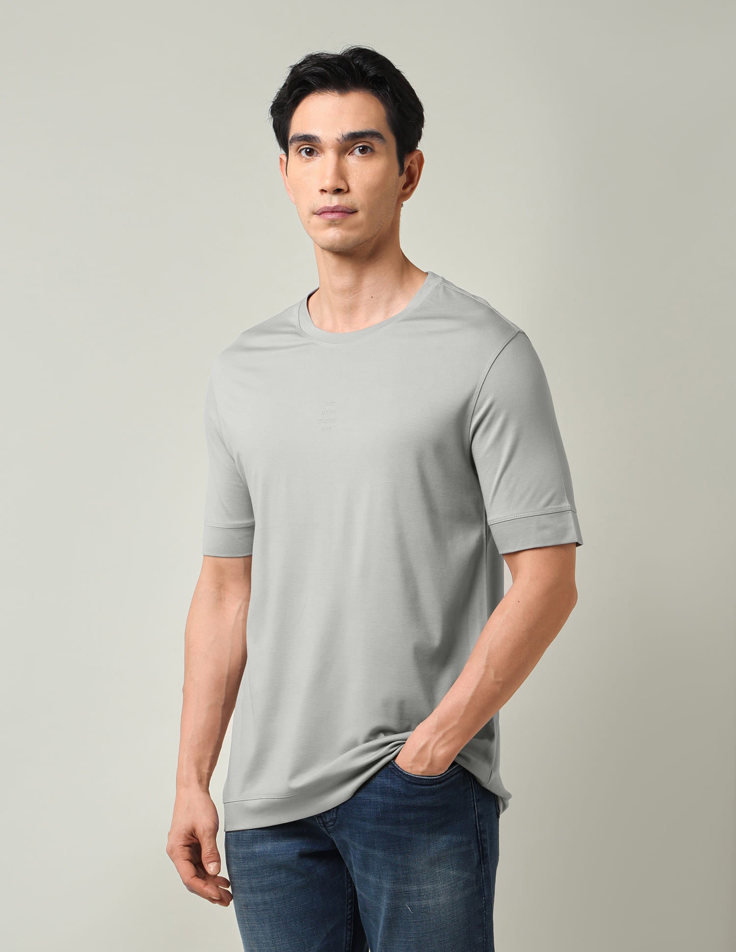 Stylish & Solid Regular Fit T-Shirt