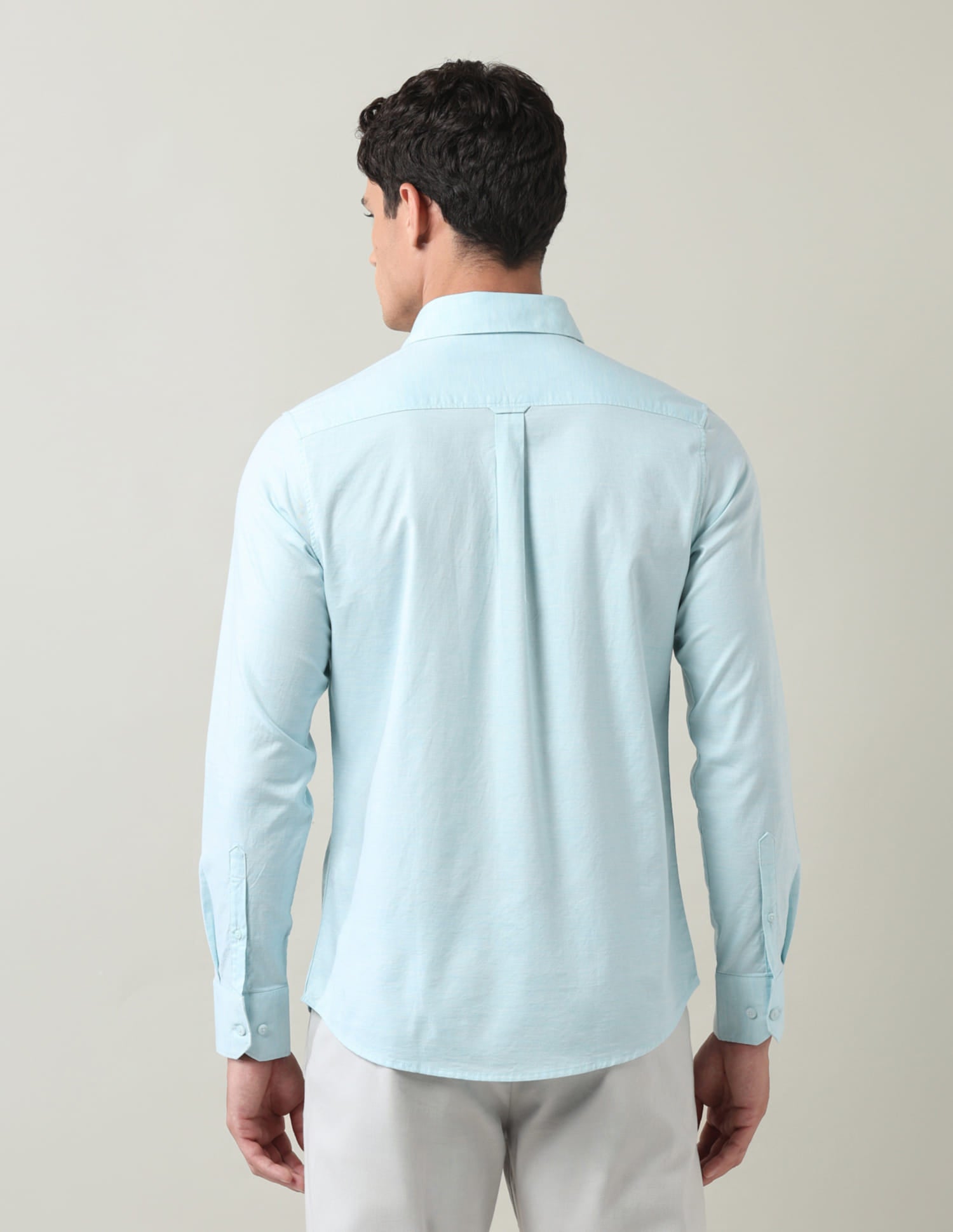 Solid Slim Fit Twill Shirt