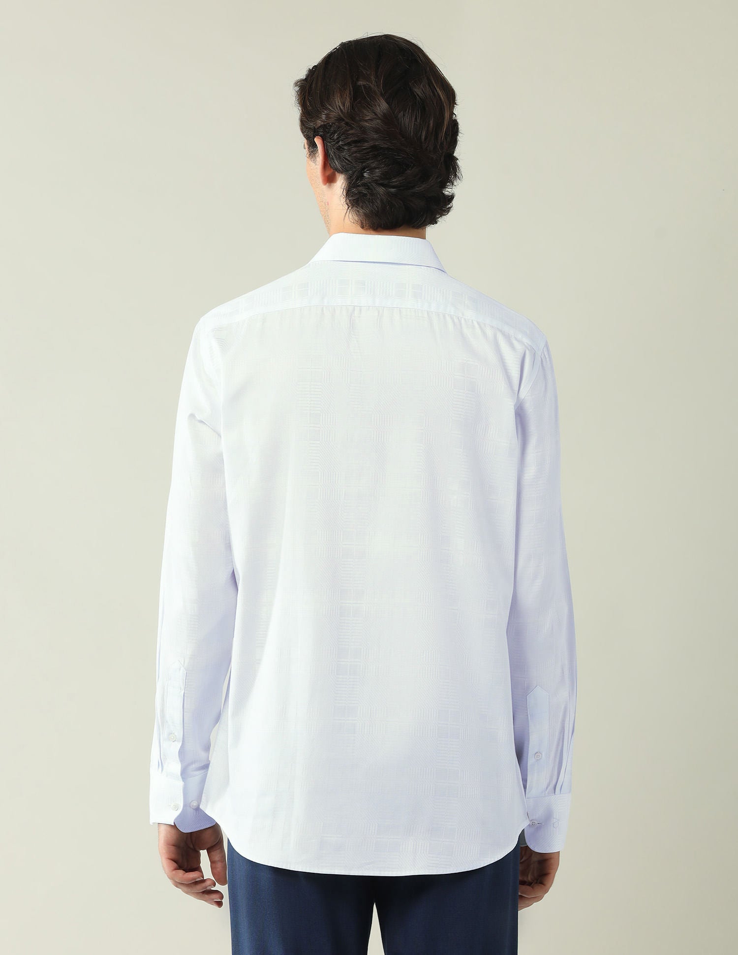 Wardrobe-Coded Regular Fit Vertical Striped Shirt