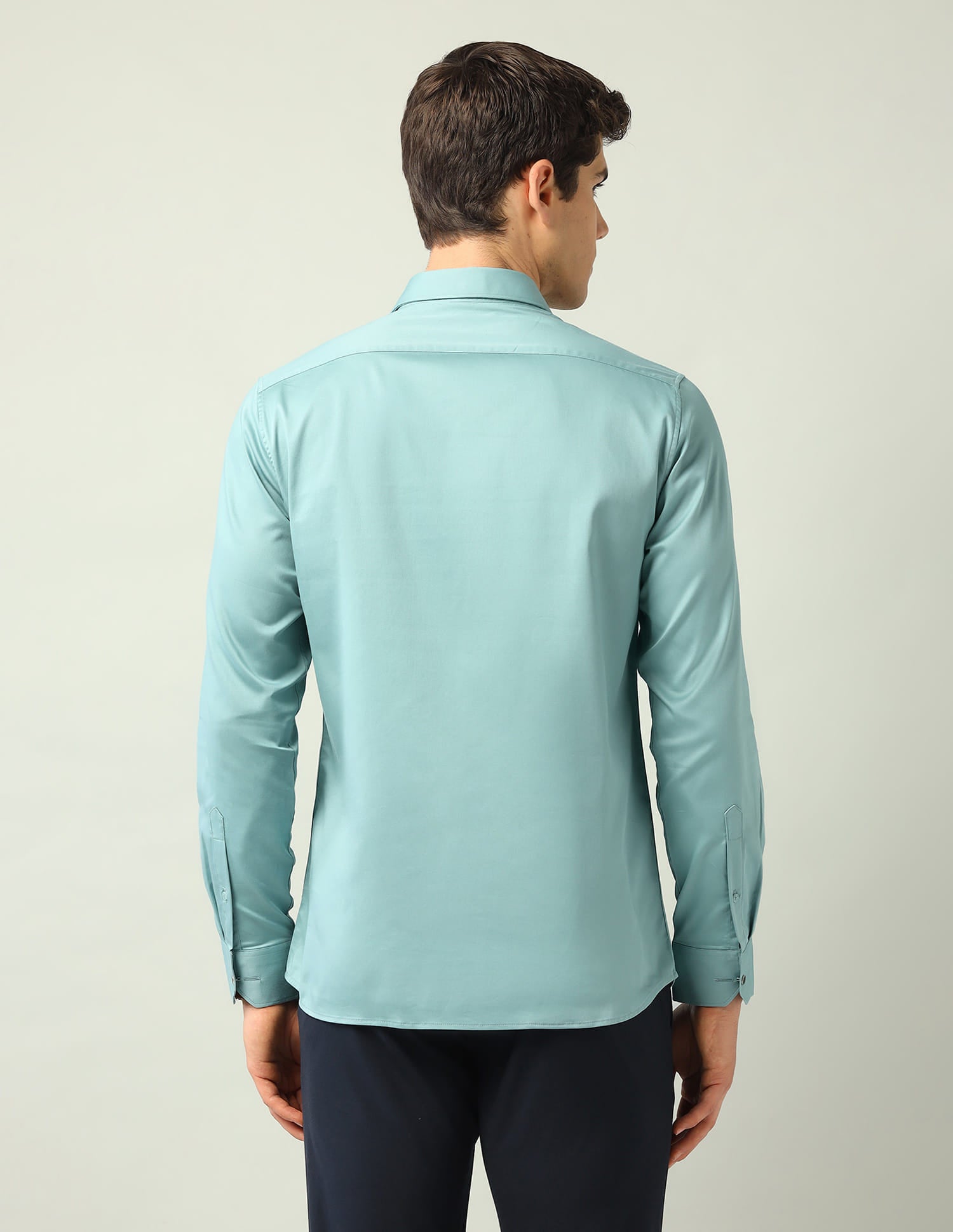 Slim Fit Satin Shirt
