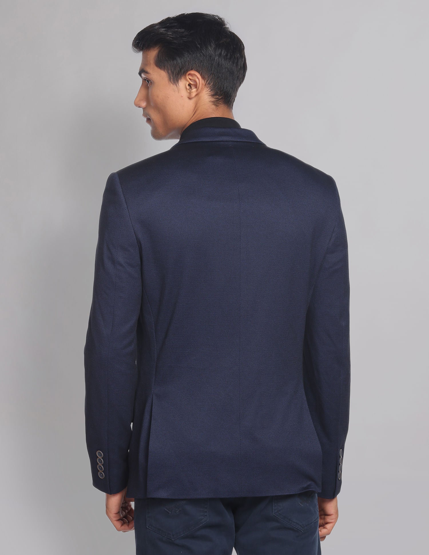 Style Essential Slim Fit Patterned Blazer