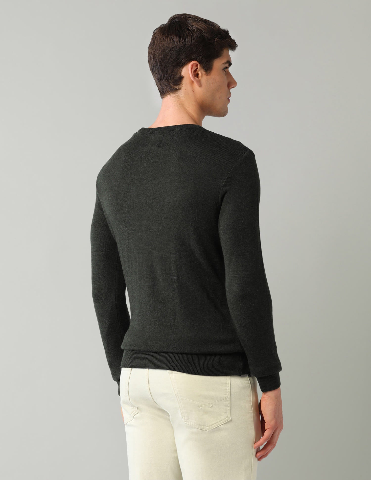 Geometric-Patterned-Regular-Fit-Sweater