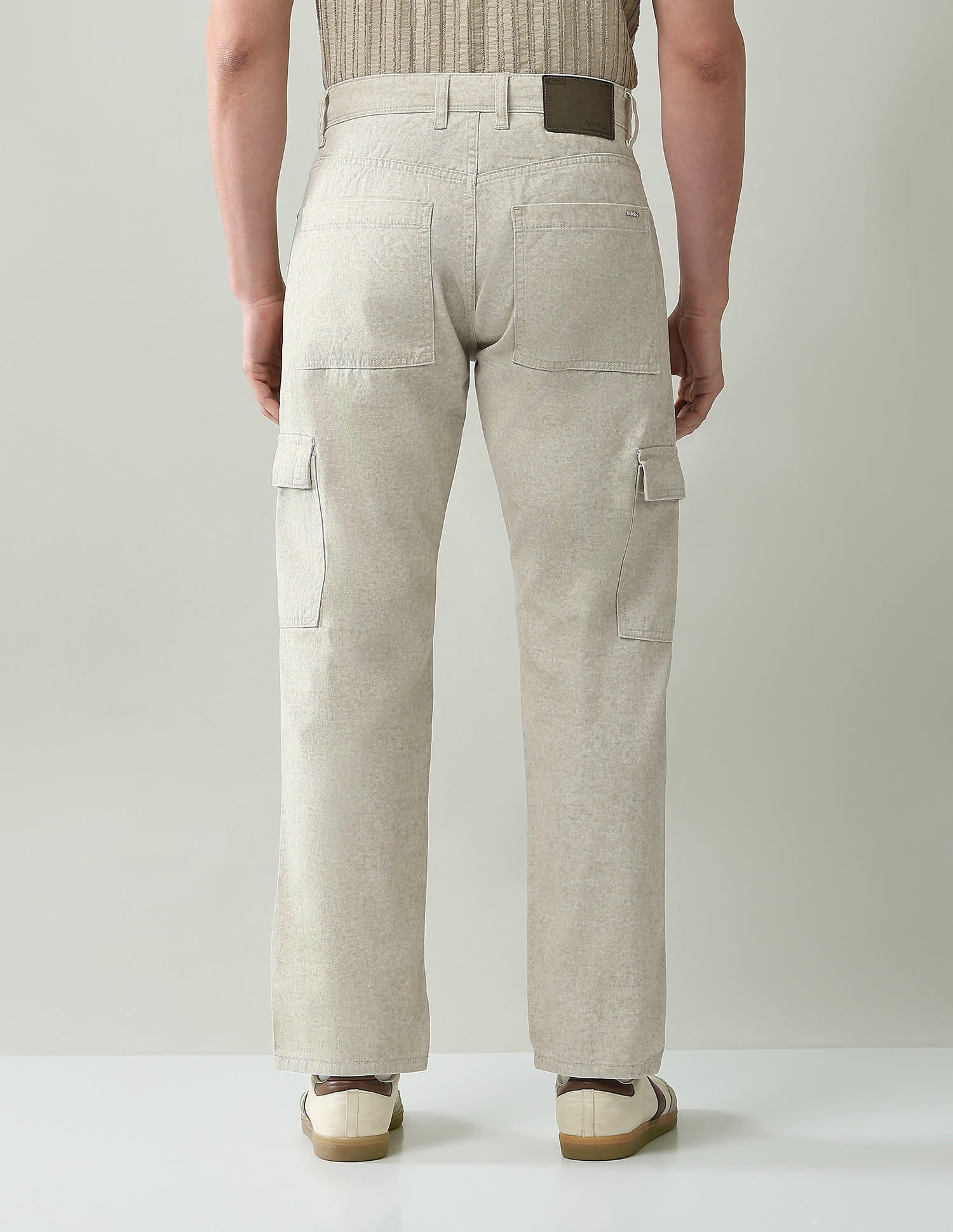 Textured Comfort Fit Cargos