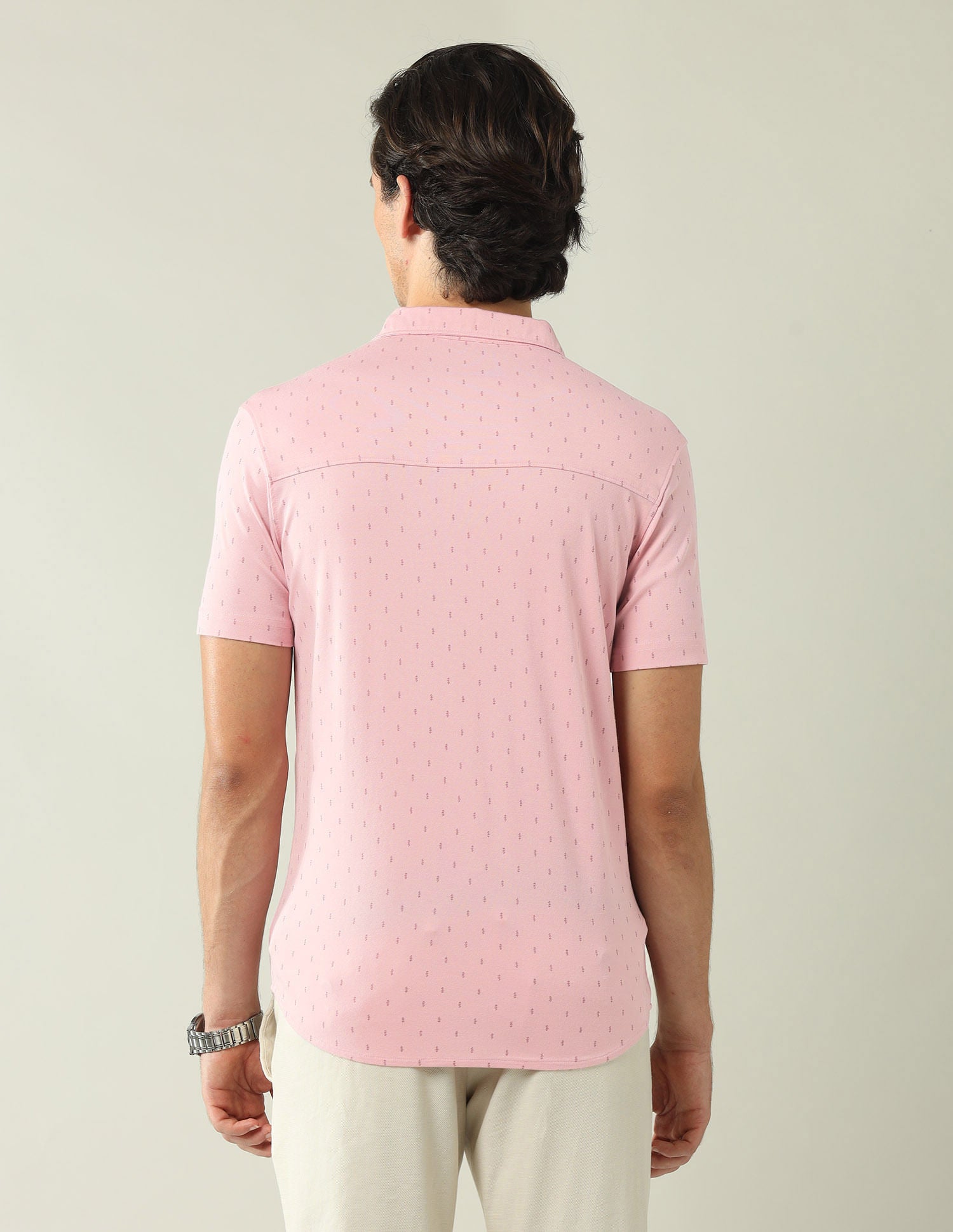 Regular Slim Fit All-Over Printed Shirt