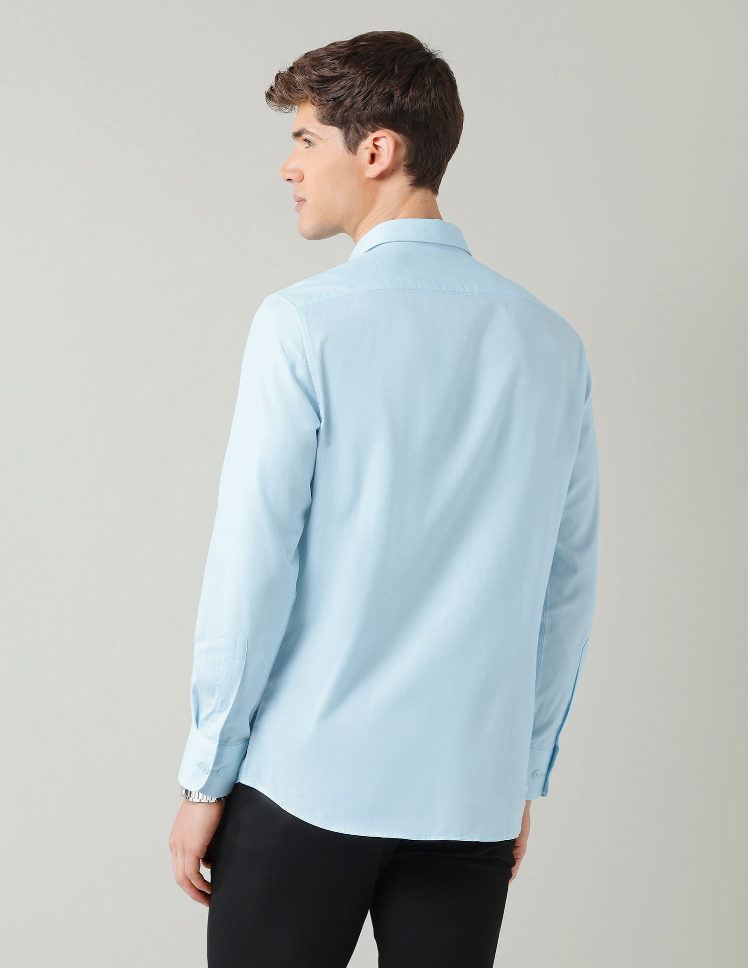 Solid Twill Weave Regular Fit Shirt