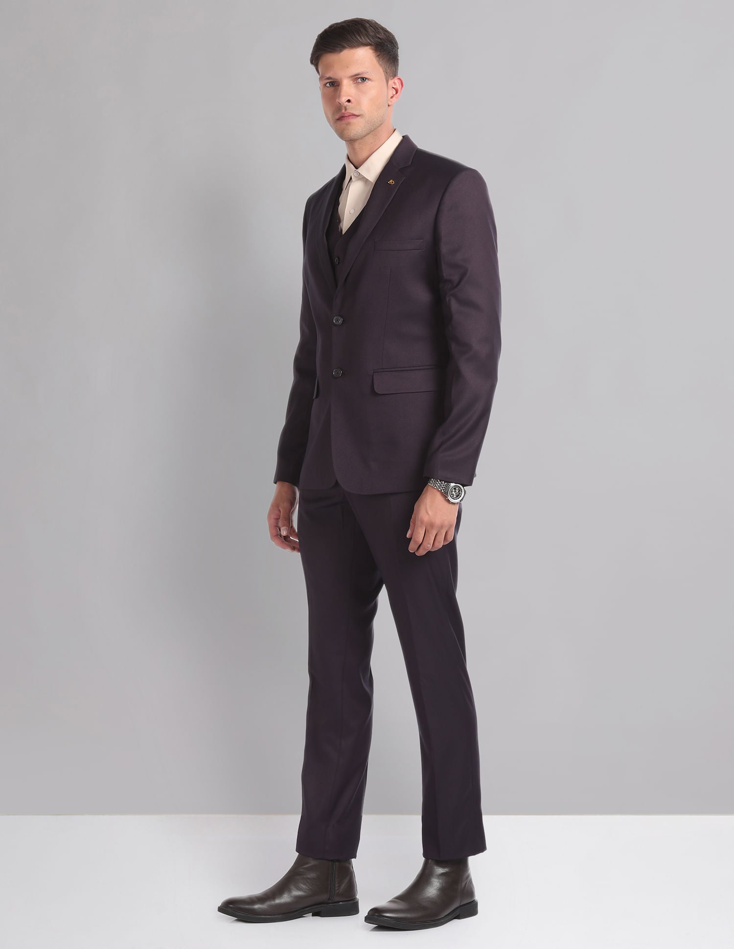 Elite & Stylish Reversible Waistcoat Three Piece Suit