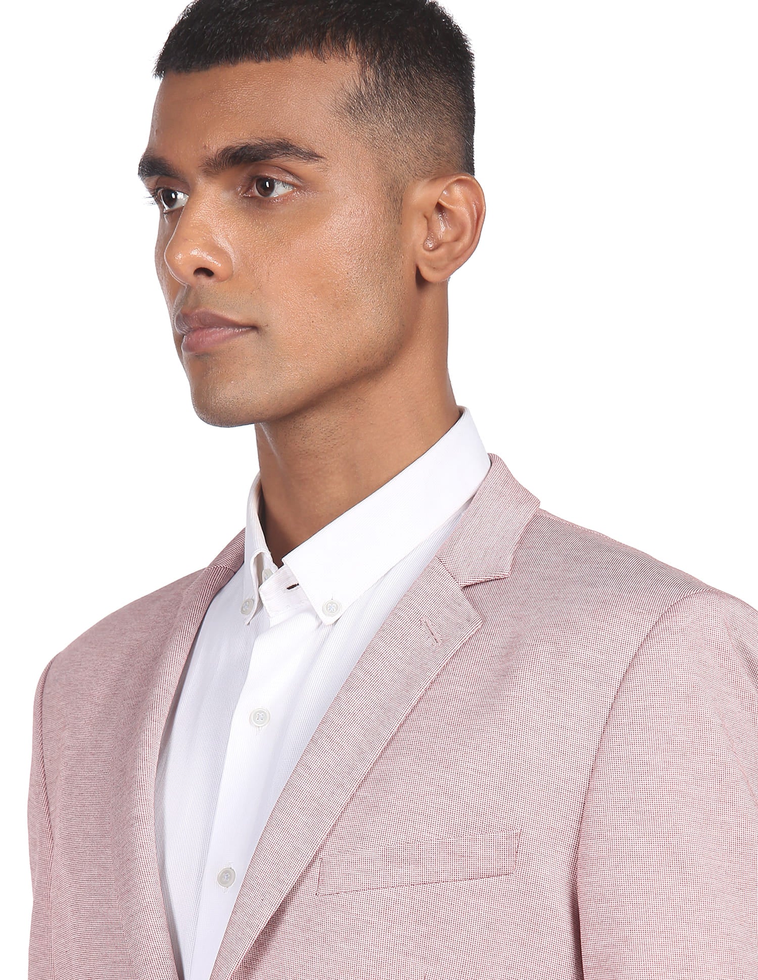 Slim Fit Patterned Formal Blazer