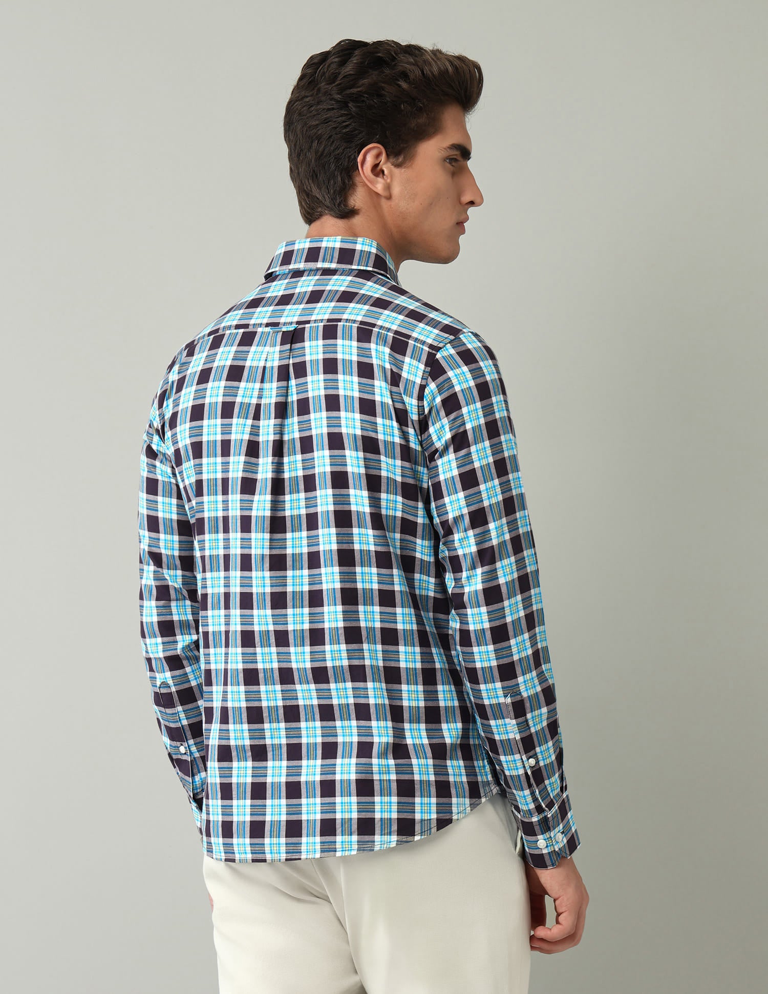 Tartan Checked Modern Slim Fit Shirt