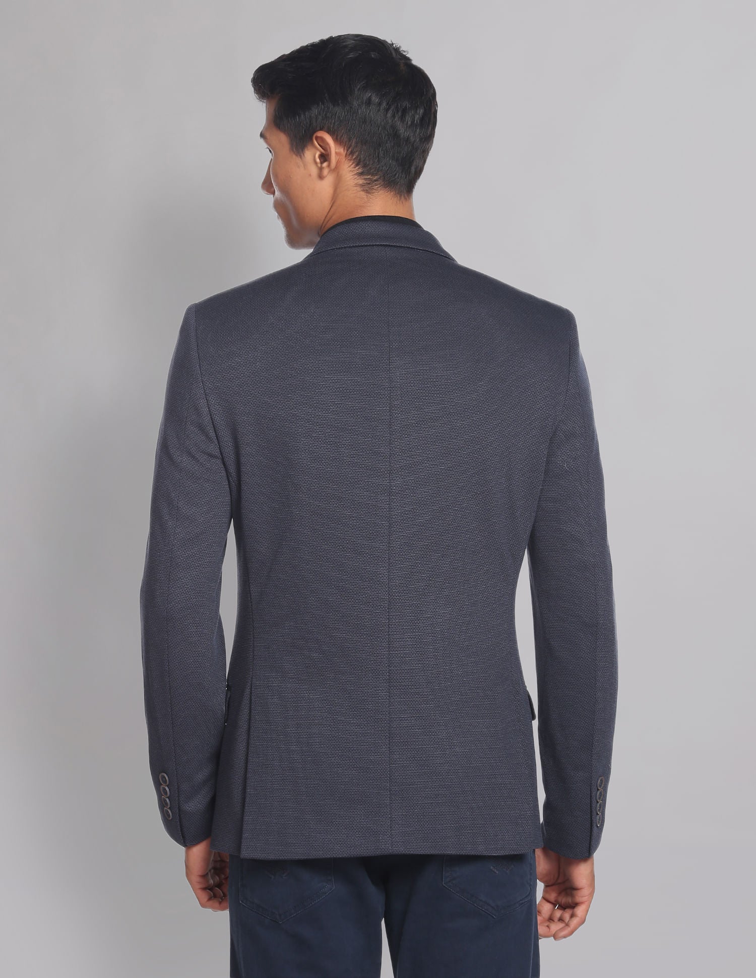Style Essential Slim Fit Patterned Blazer