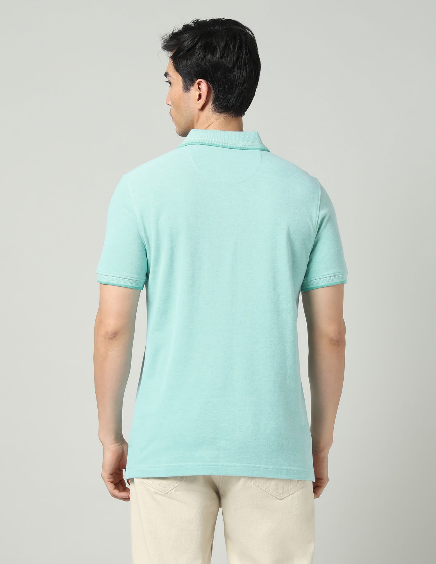 Regular Solid Slim Fit Polo Shirt