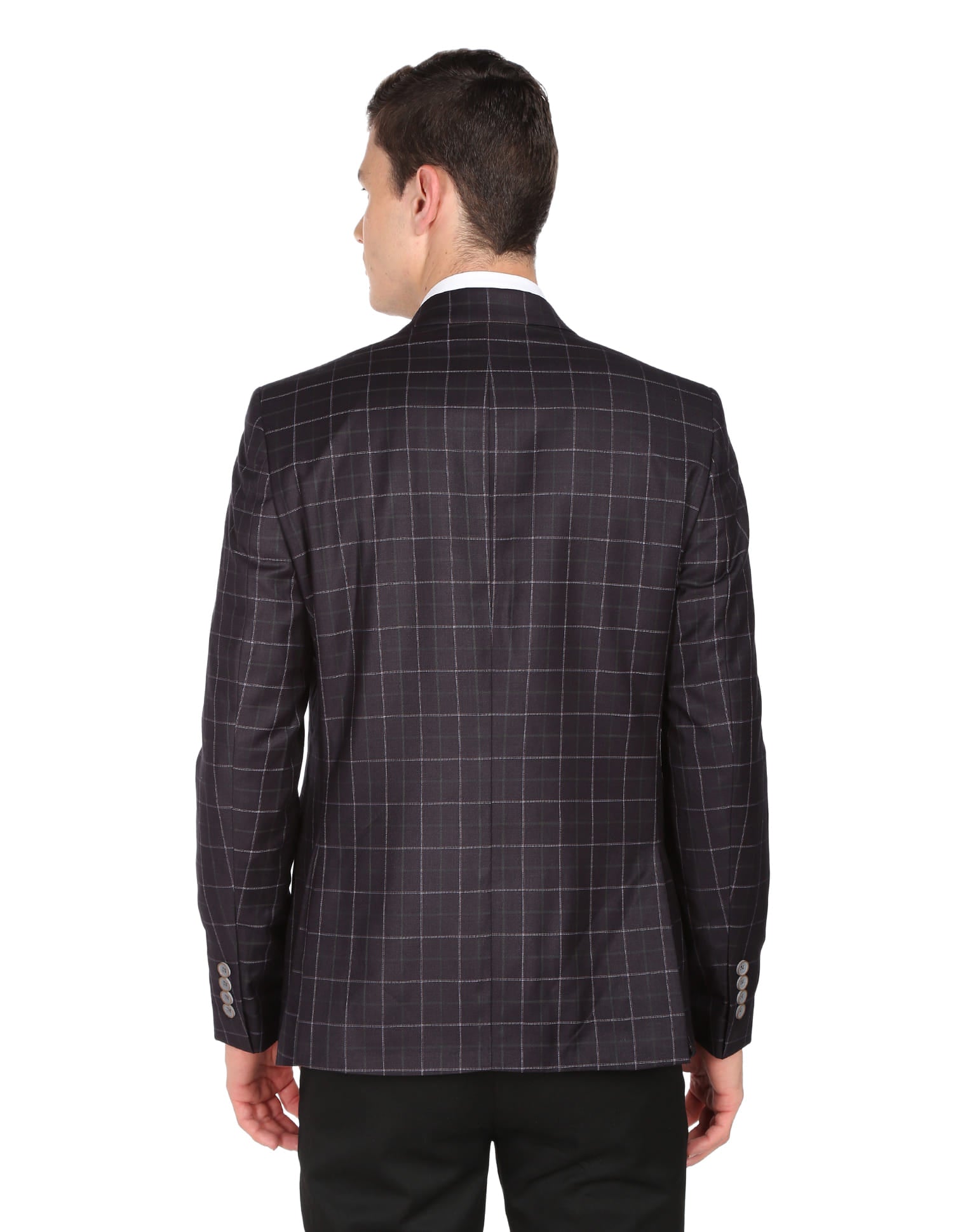 Tartan Check Twill Weave Blazer