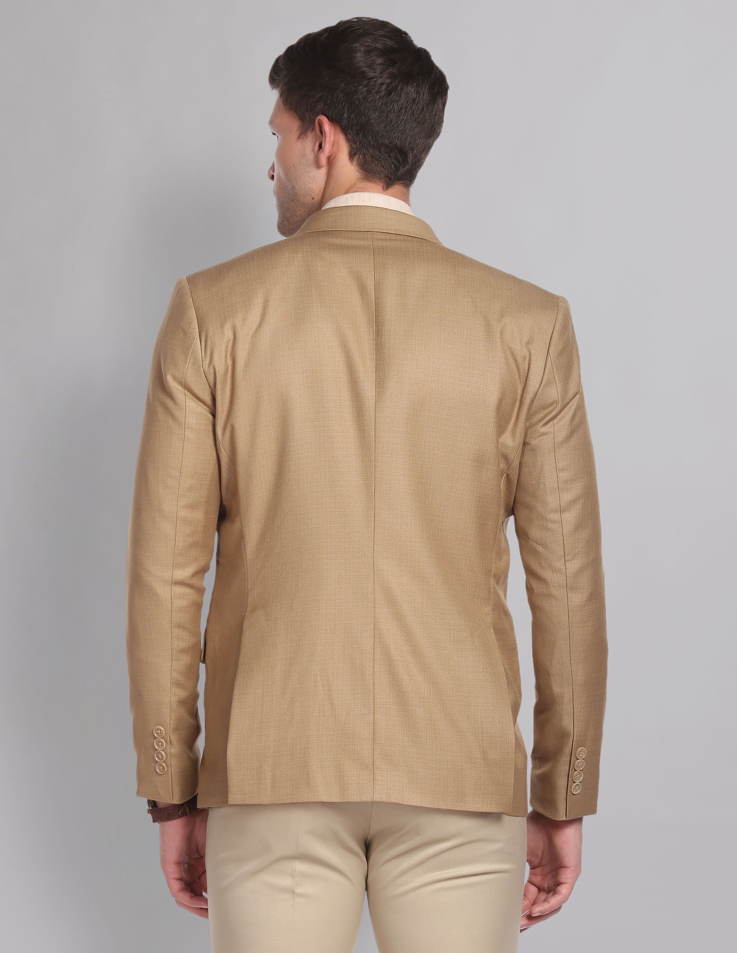 Twill Weave Abstract Pattern Formal Blazer