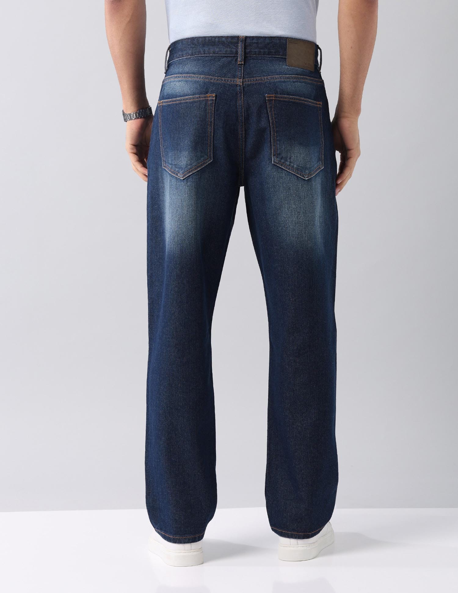 Baggy Fit Mid Rise Jeans