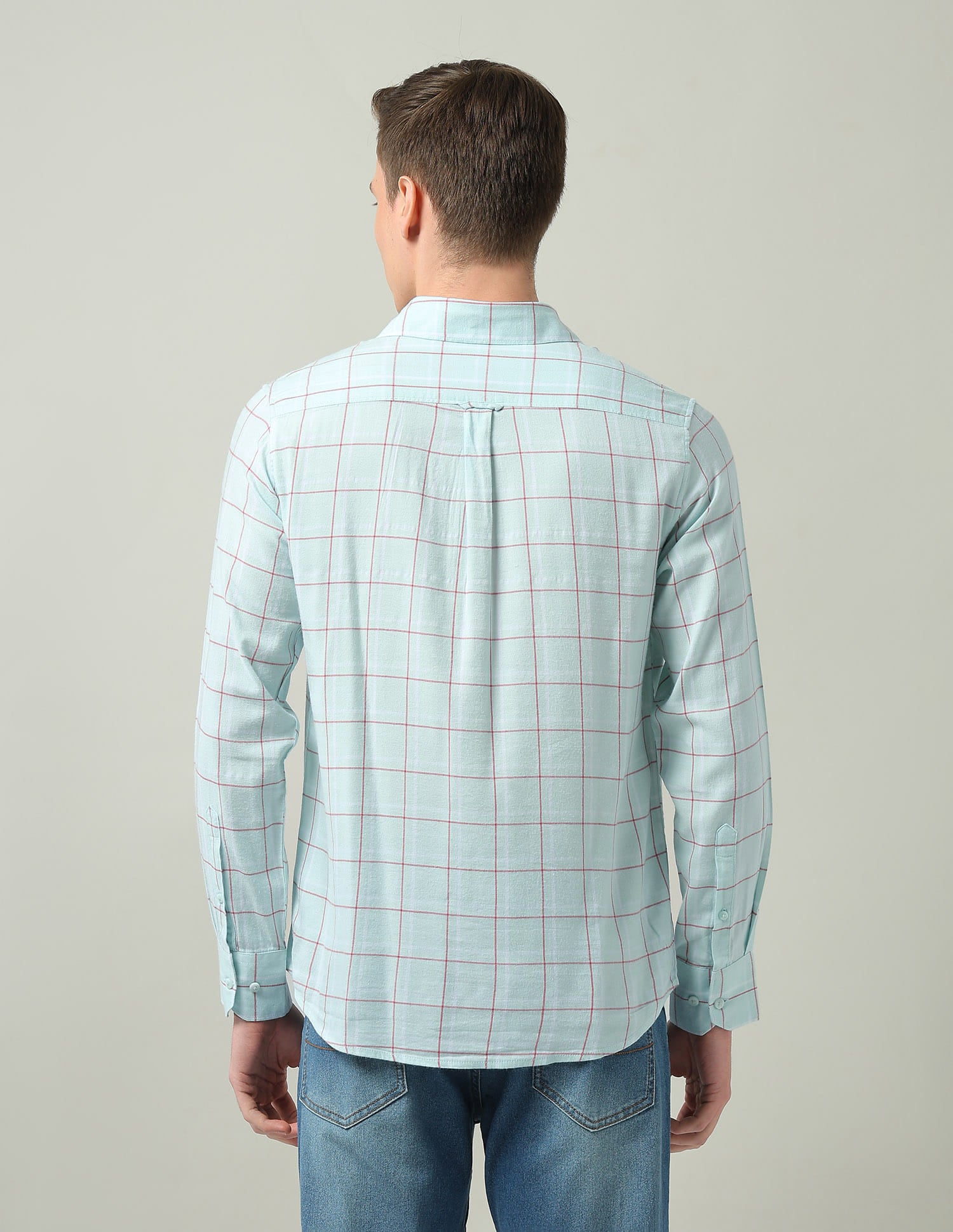 Modern Slim Fit Checked Shirt
