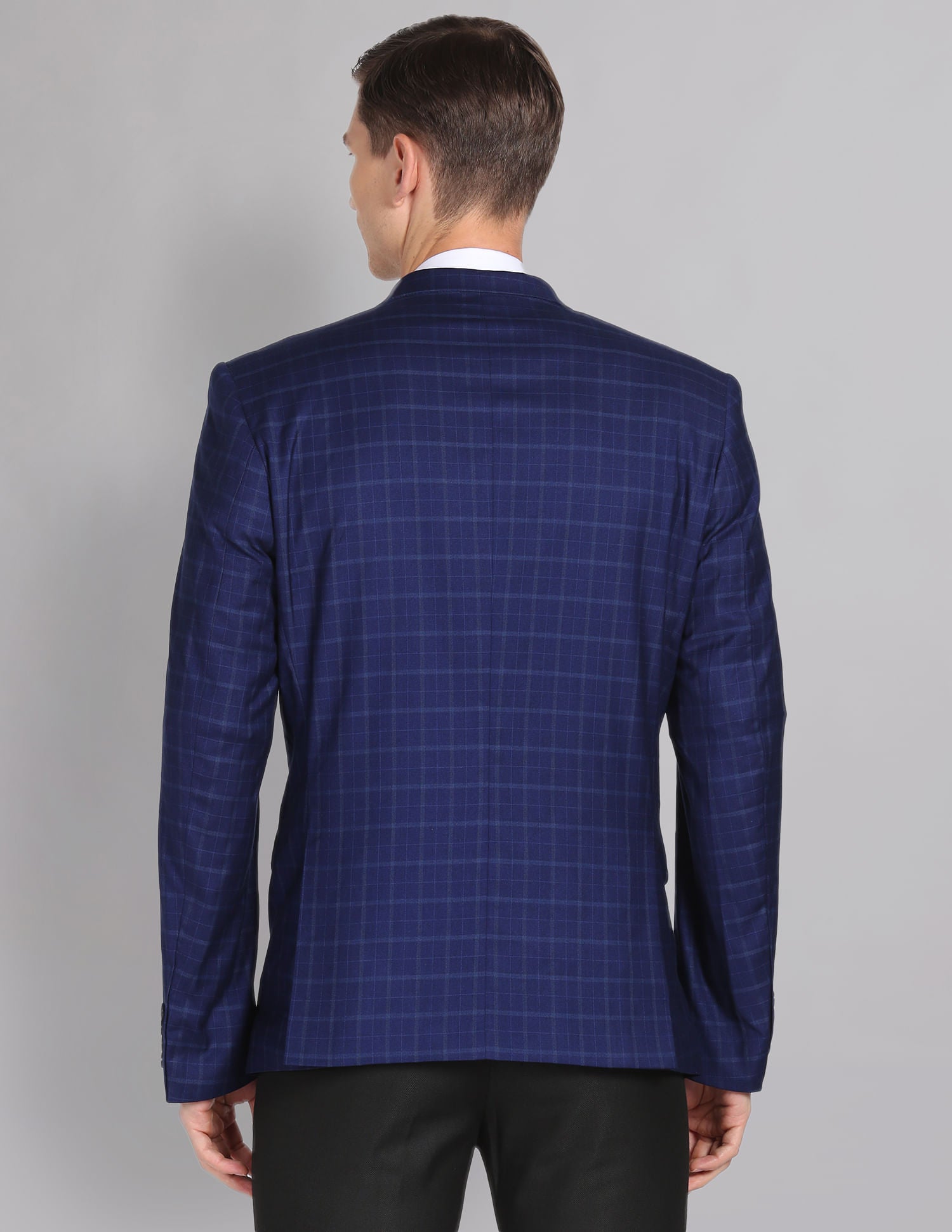 Tartan Check Twill Blazer