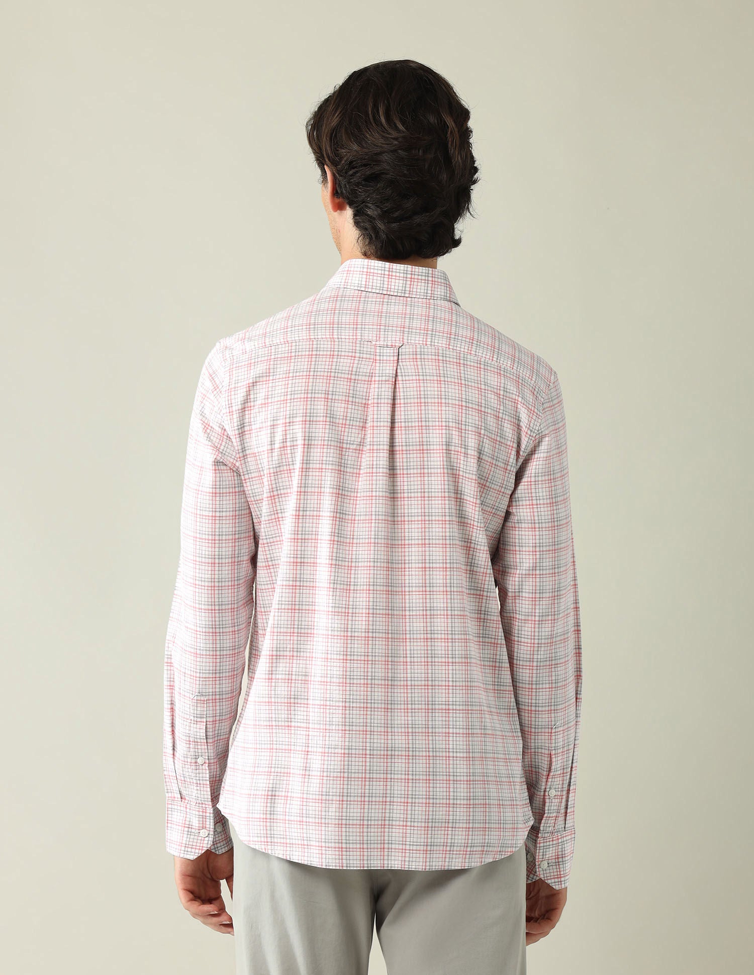 City Chronicles Modern Slim Fit Tartan Checked Shirt