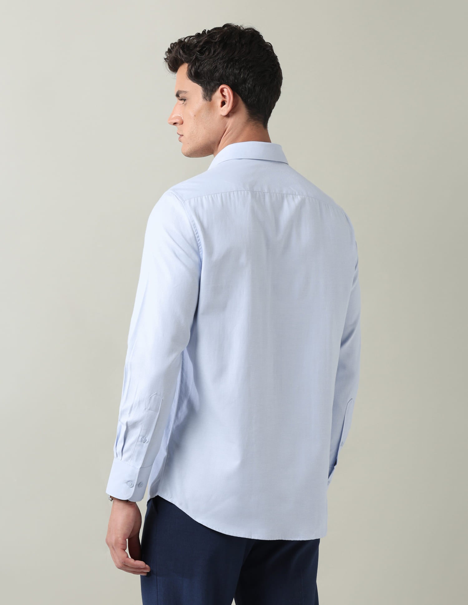 Textured Regular Fit Dobby Shirt