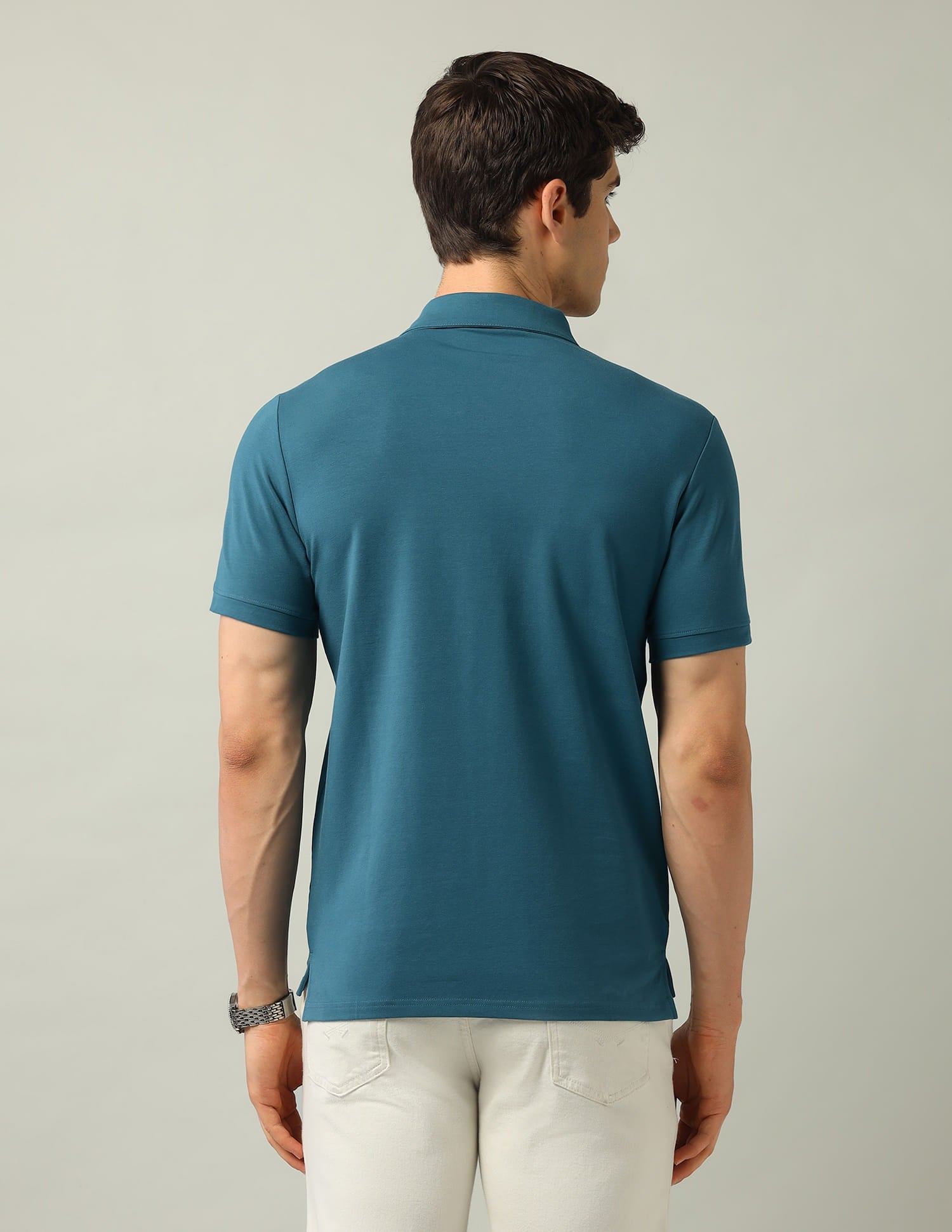 Solid Modern Slim Fit Polo Shirt