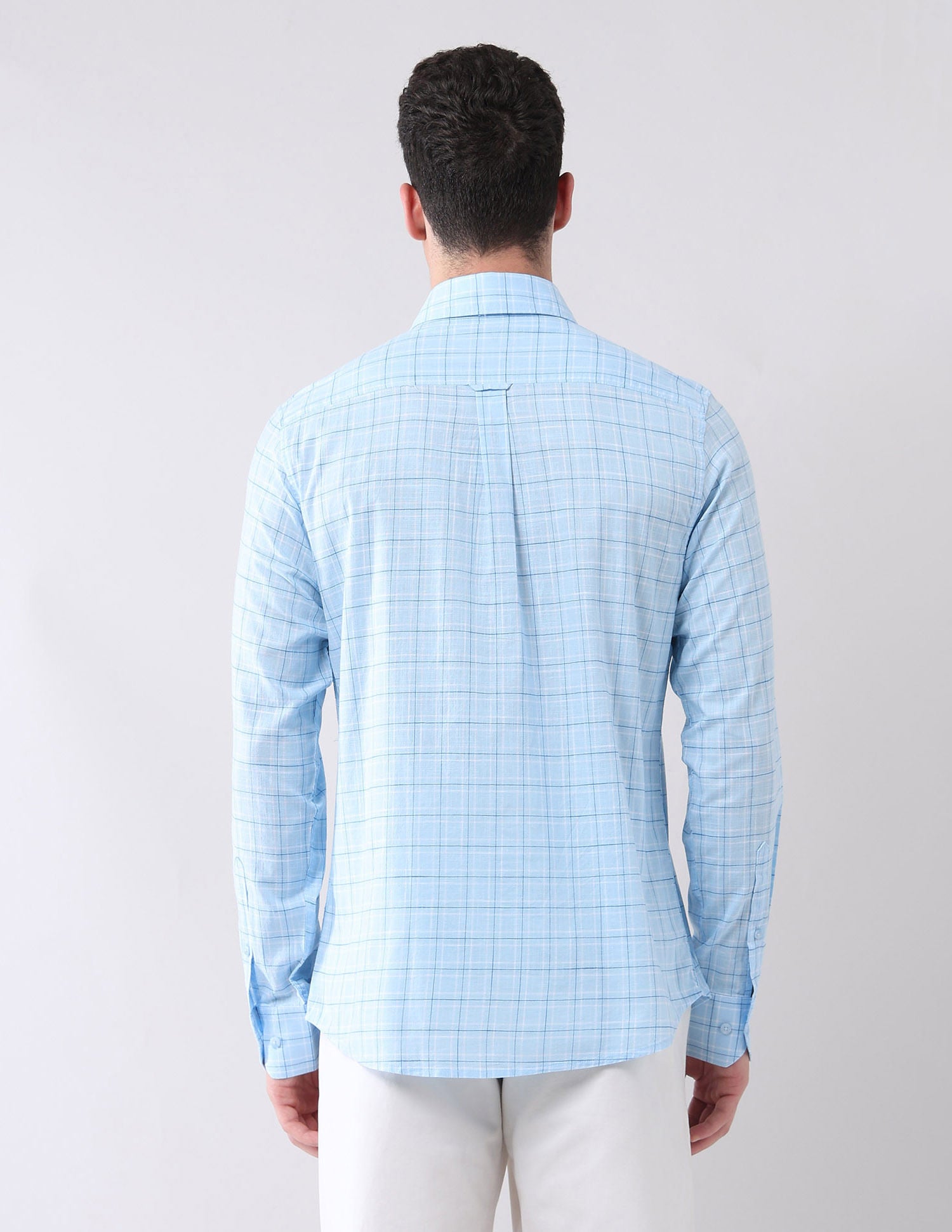 City Chronicles Modern Slim Fit Tartan Checked Shirt