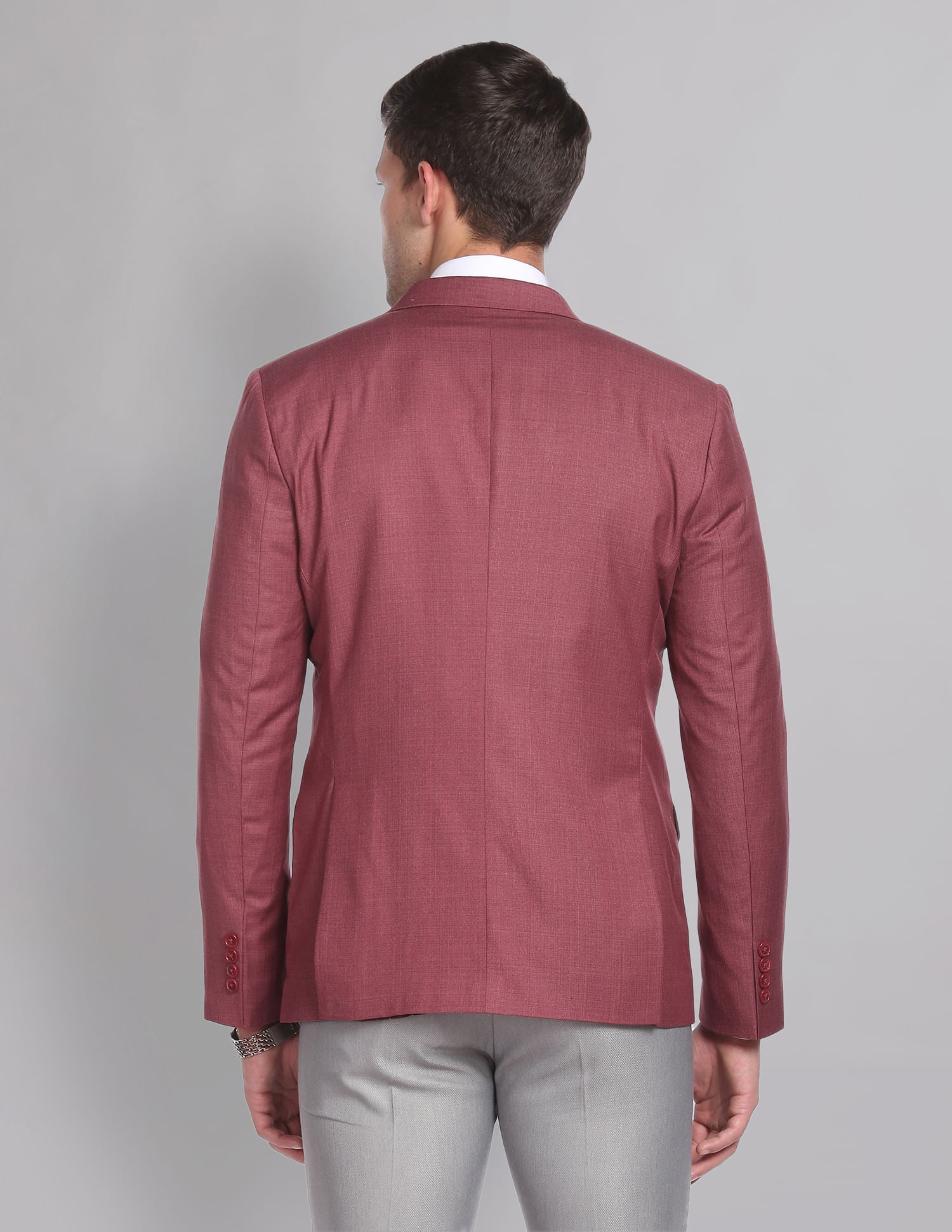 Heathered Tailored Fit Formal Blazer