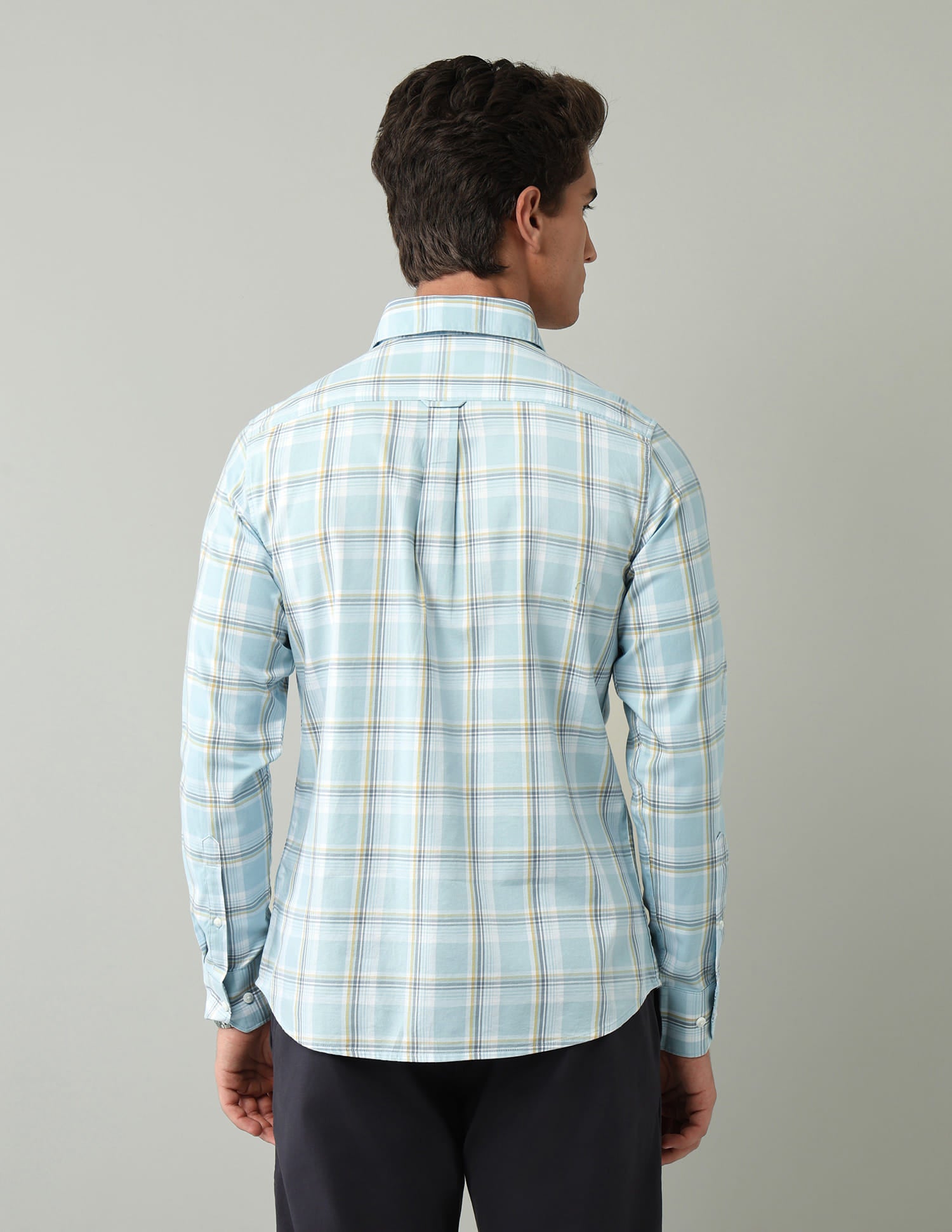 Plaid Checked Modern Slim Fit Shirt