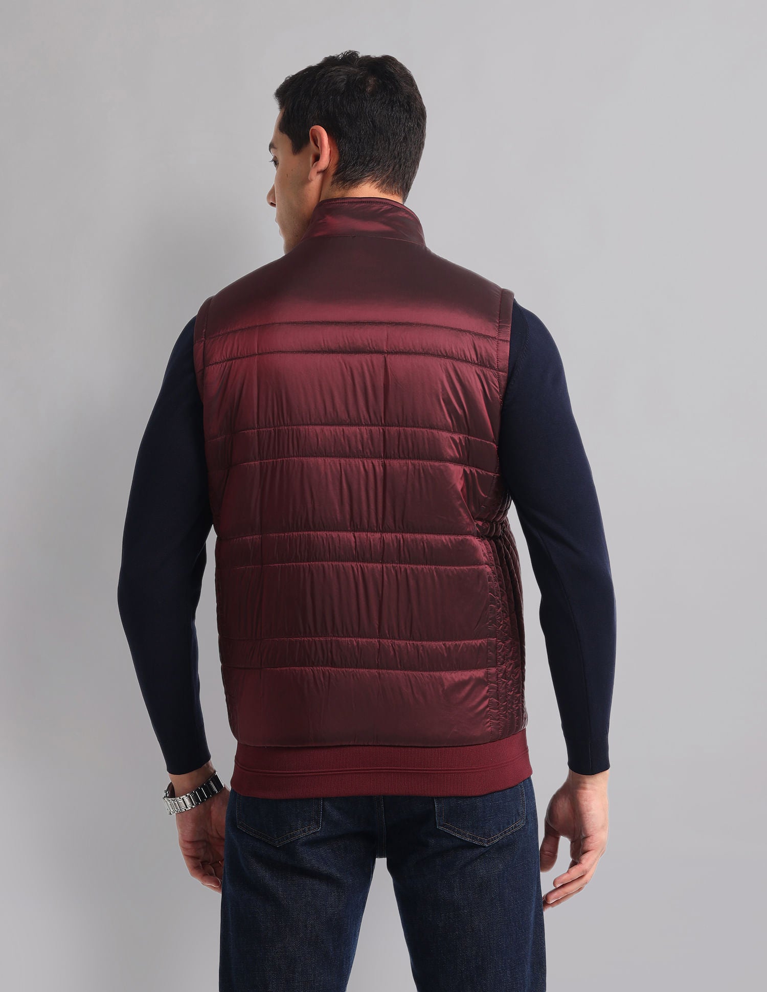 Sleeveless Quilt Reversible Jacket