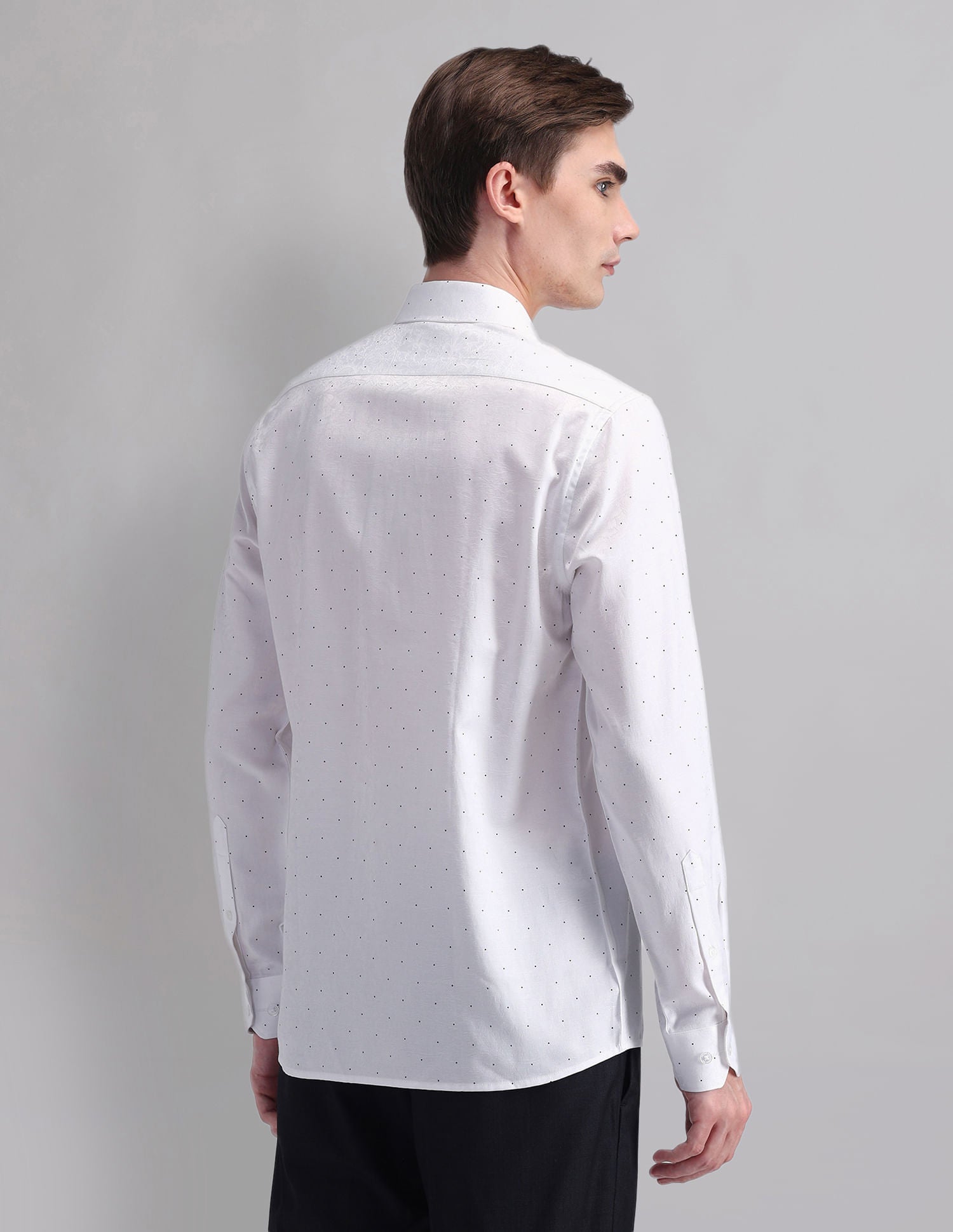 Gentleman Canvas Slim Fit Pure Cotton Shirt
