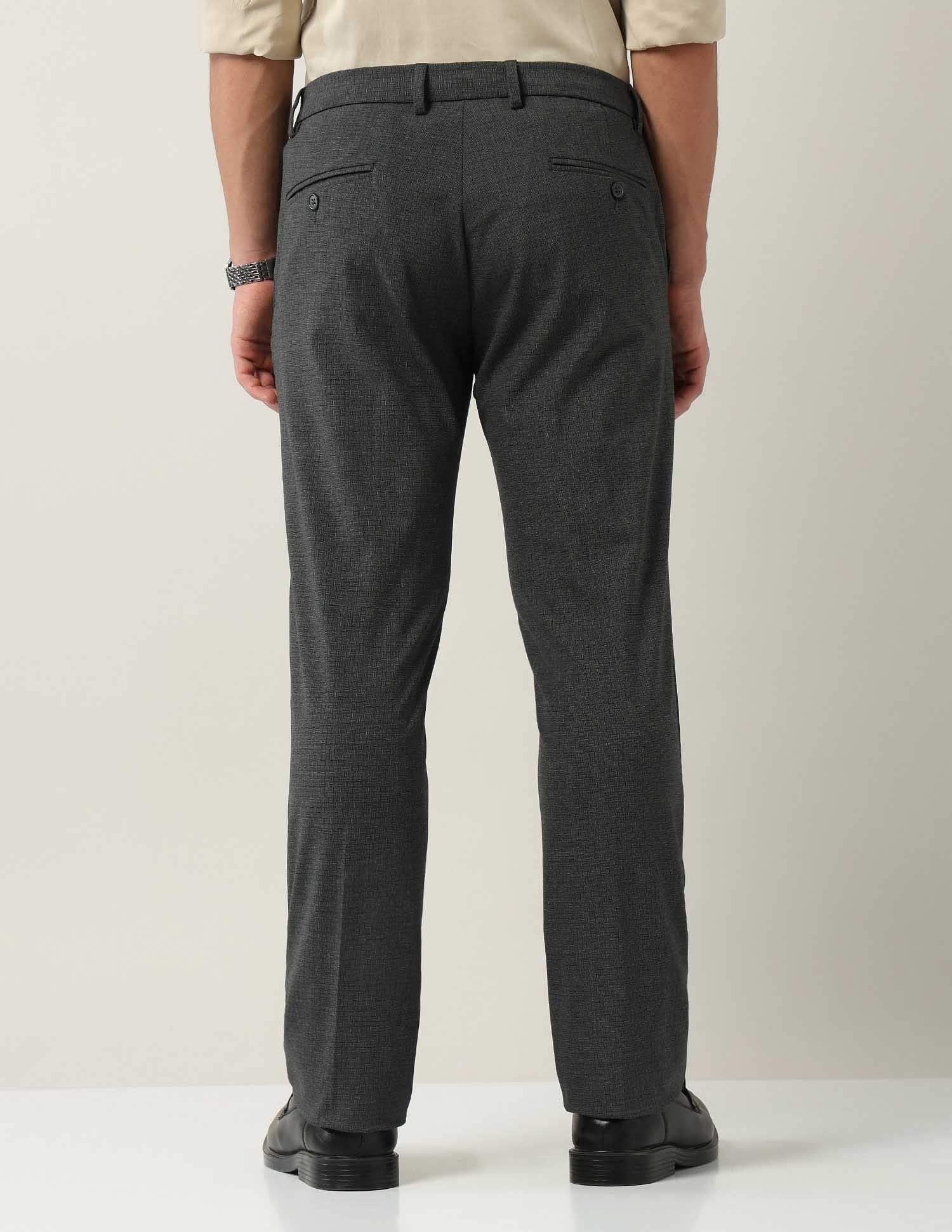 Classic Checked Regular Fit Trousers
