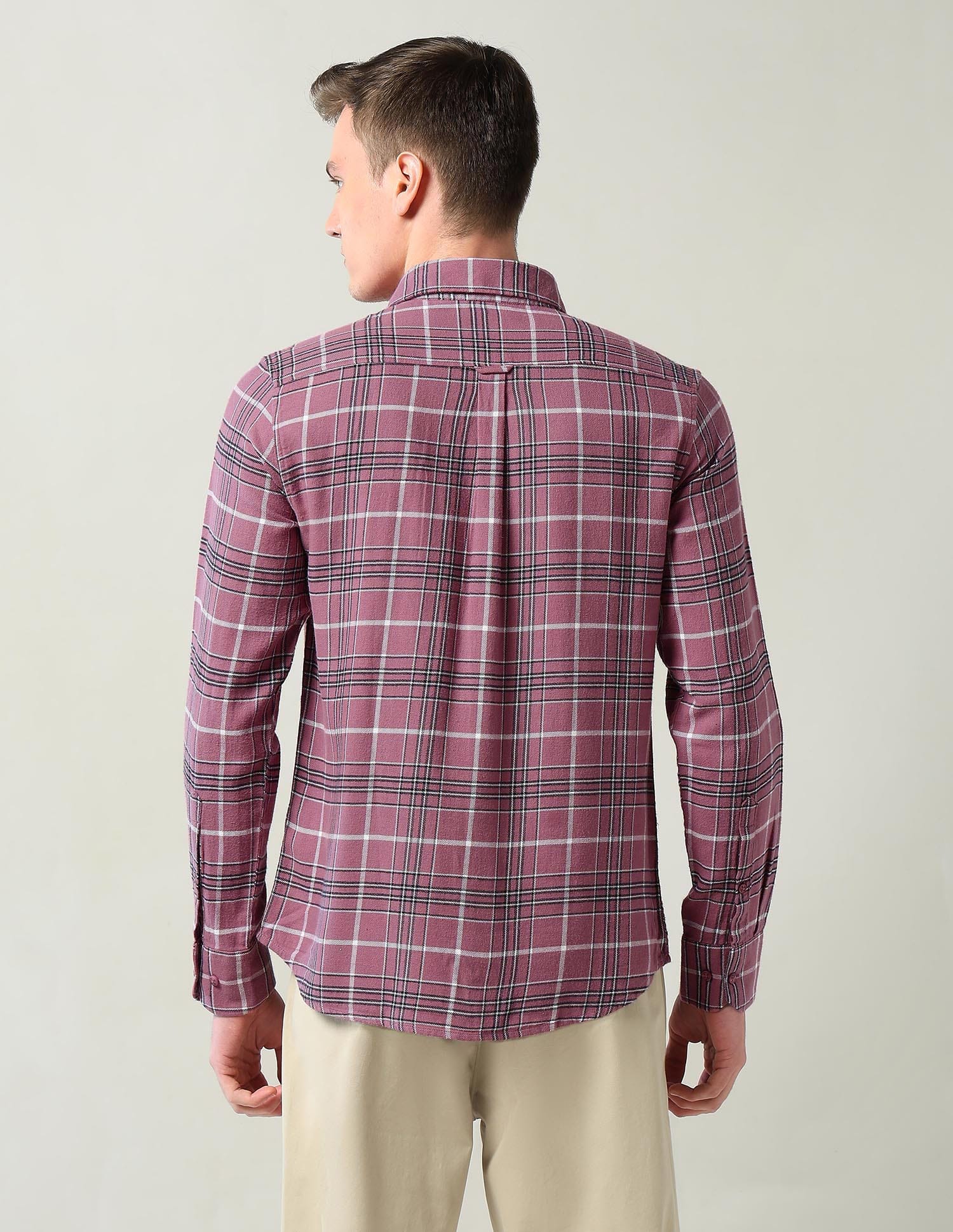 Modern Slim Fit Checked Shirt