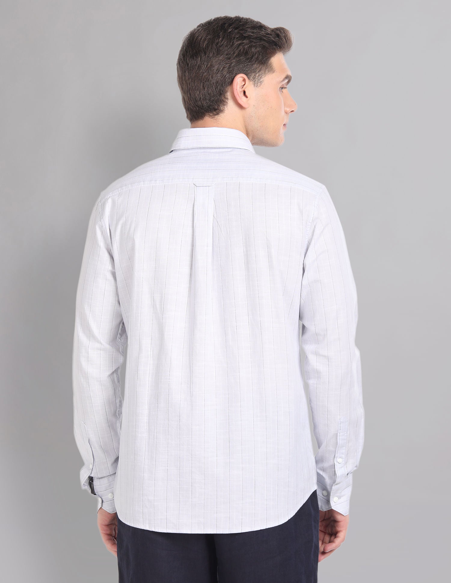 Regular & Vertical Stripe Pure Cotton Summer Shirt