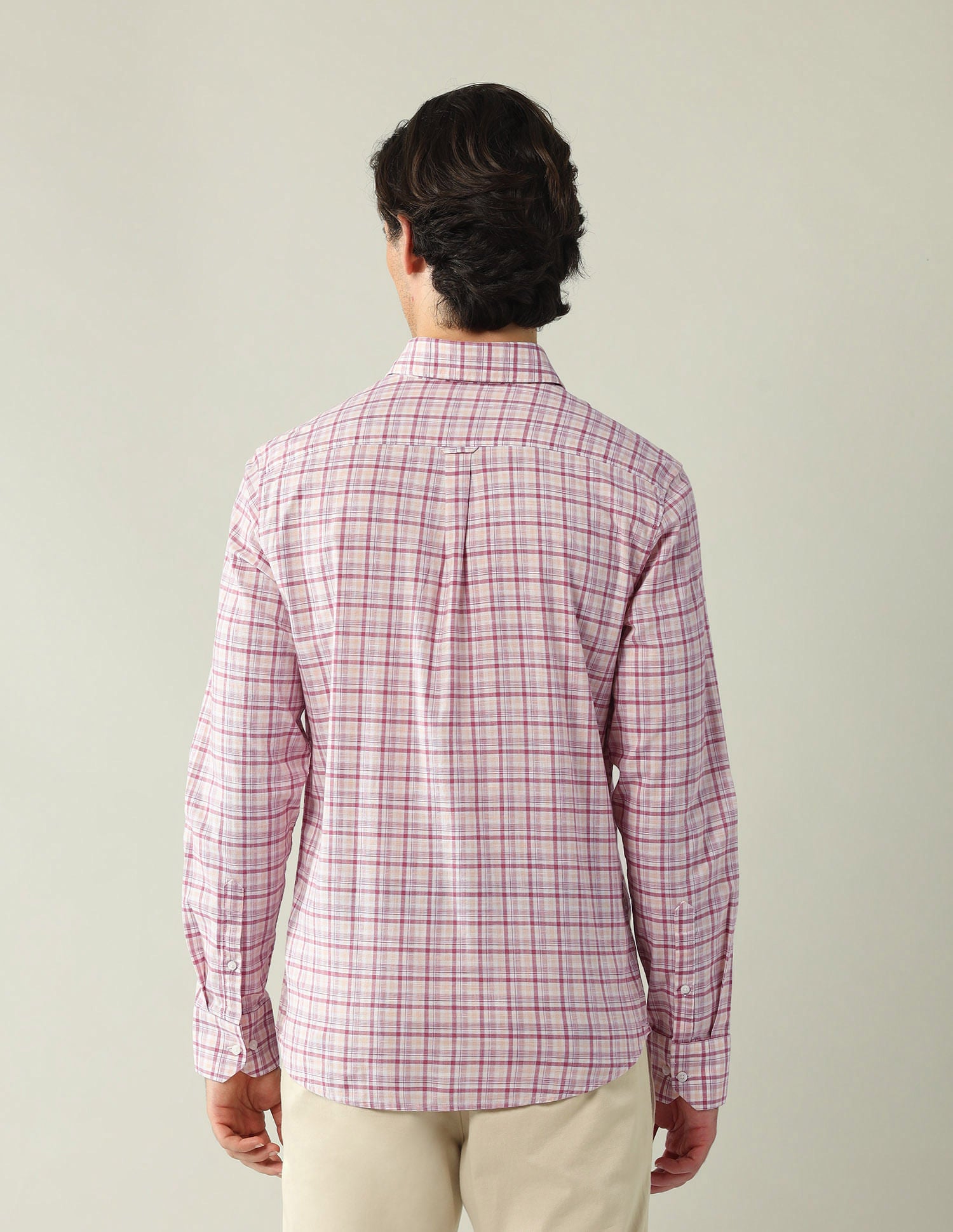 City Chronicles Modern Slim Fit Tartan Checked Shirt