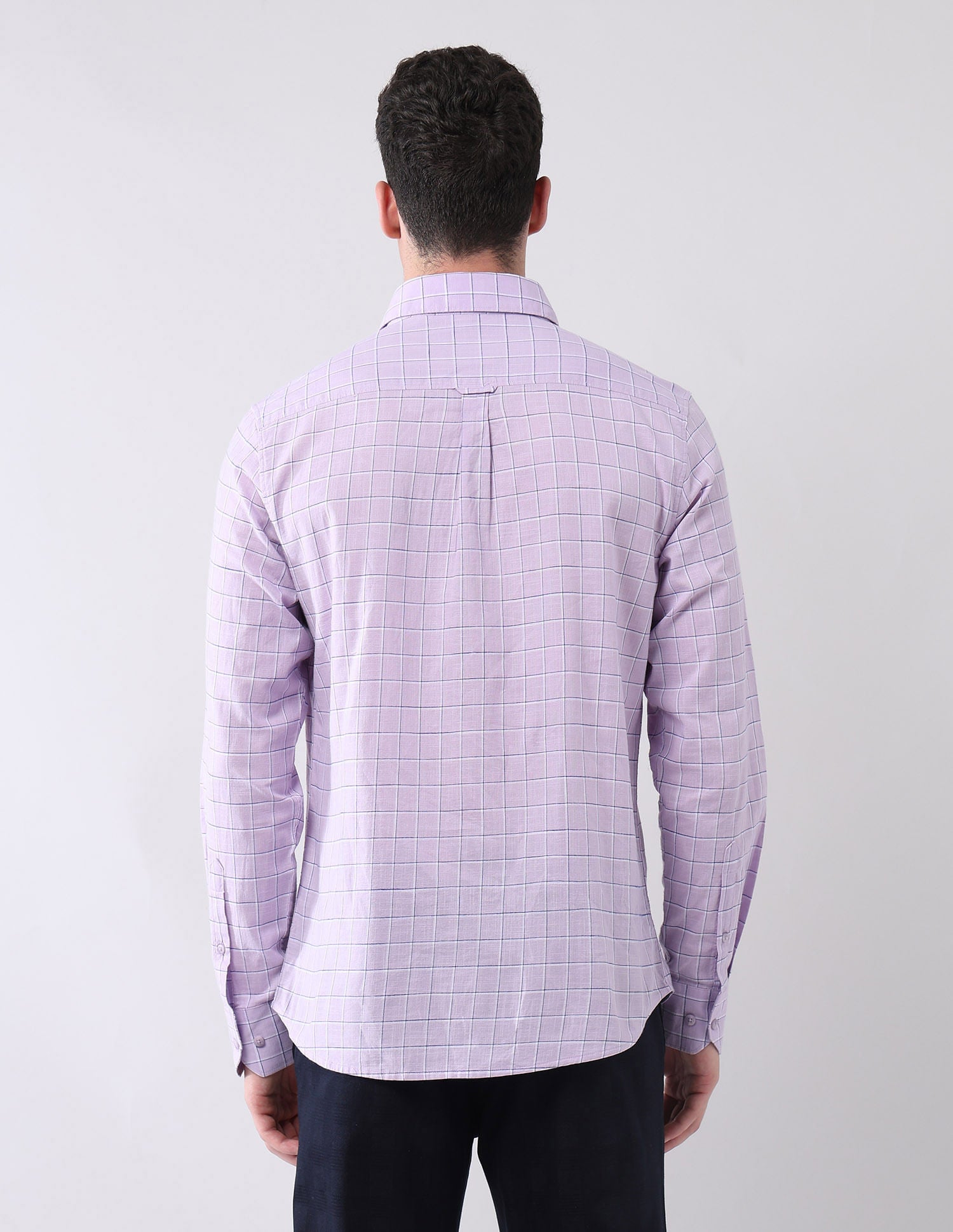 City Chronicles Modern Slim Fit Tartan Checked Shirt