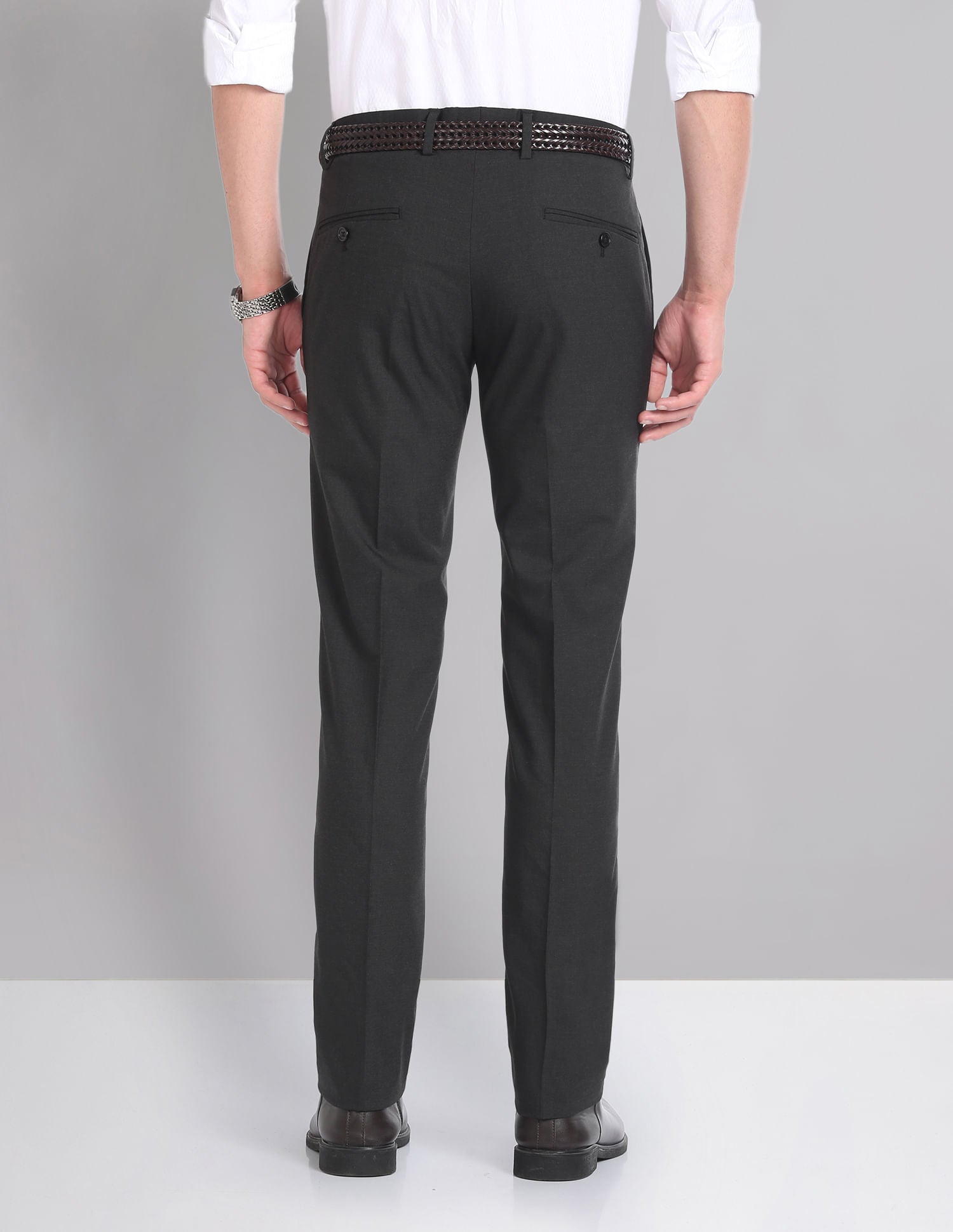 Trend-Setter Mid Rise Heathered Trousers