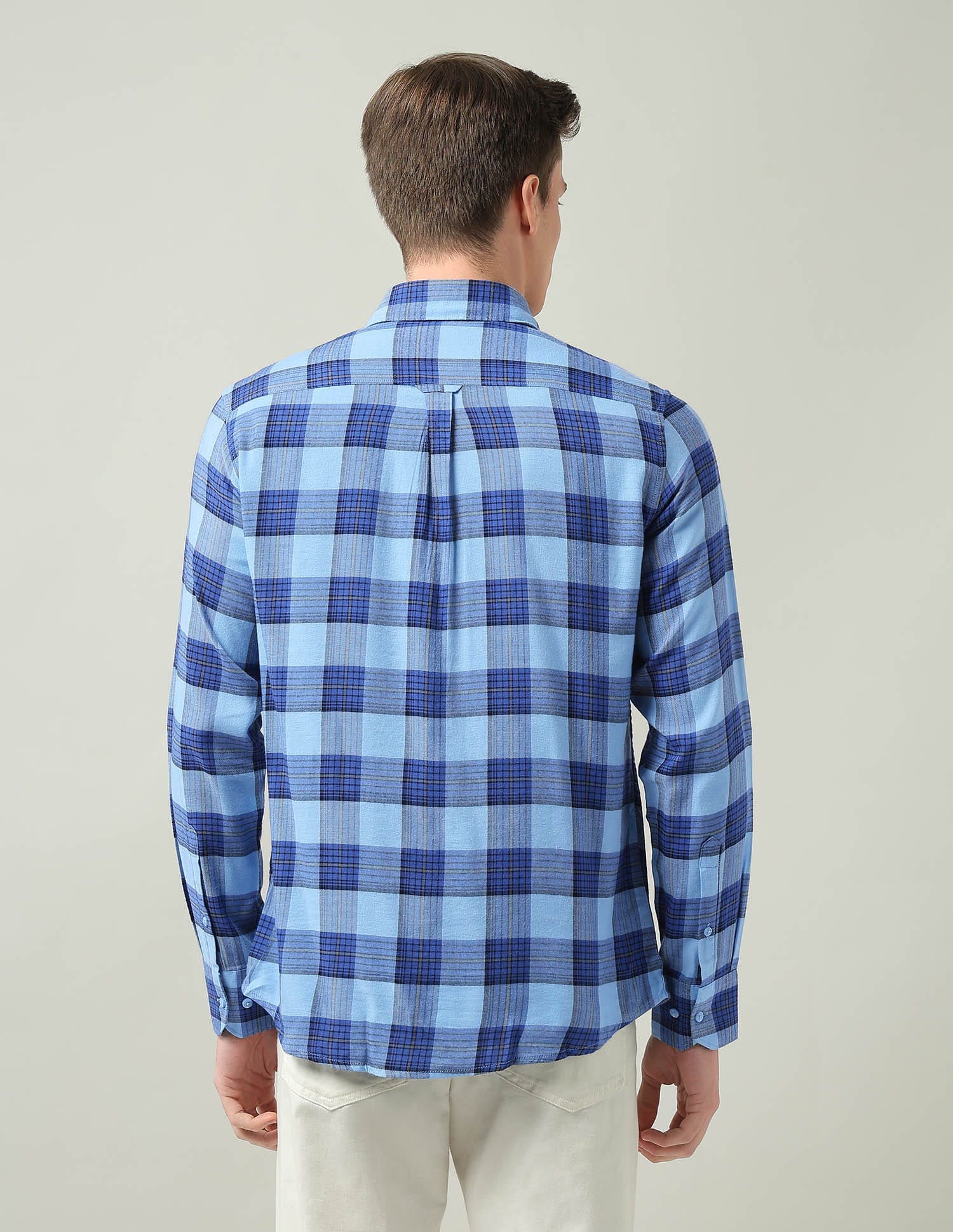 Modern Slim Fit Checked Shirt
