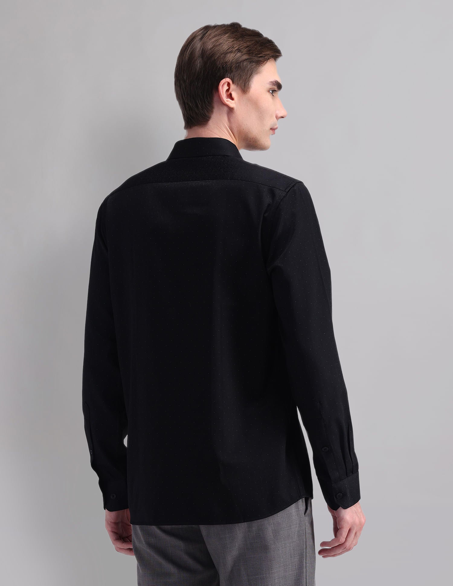 Gentleman Canvas Slim Fit Pure Cotton Shirt