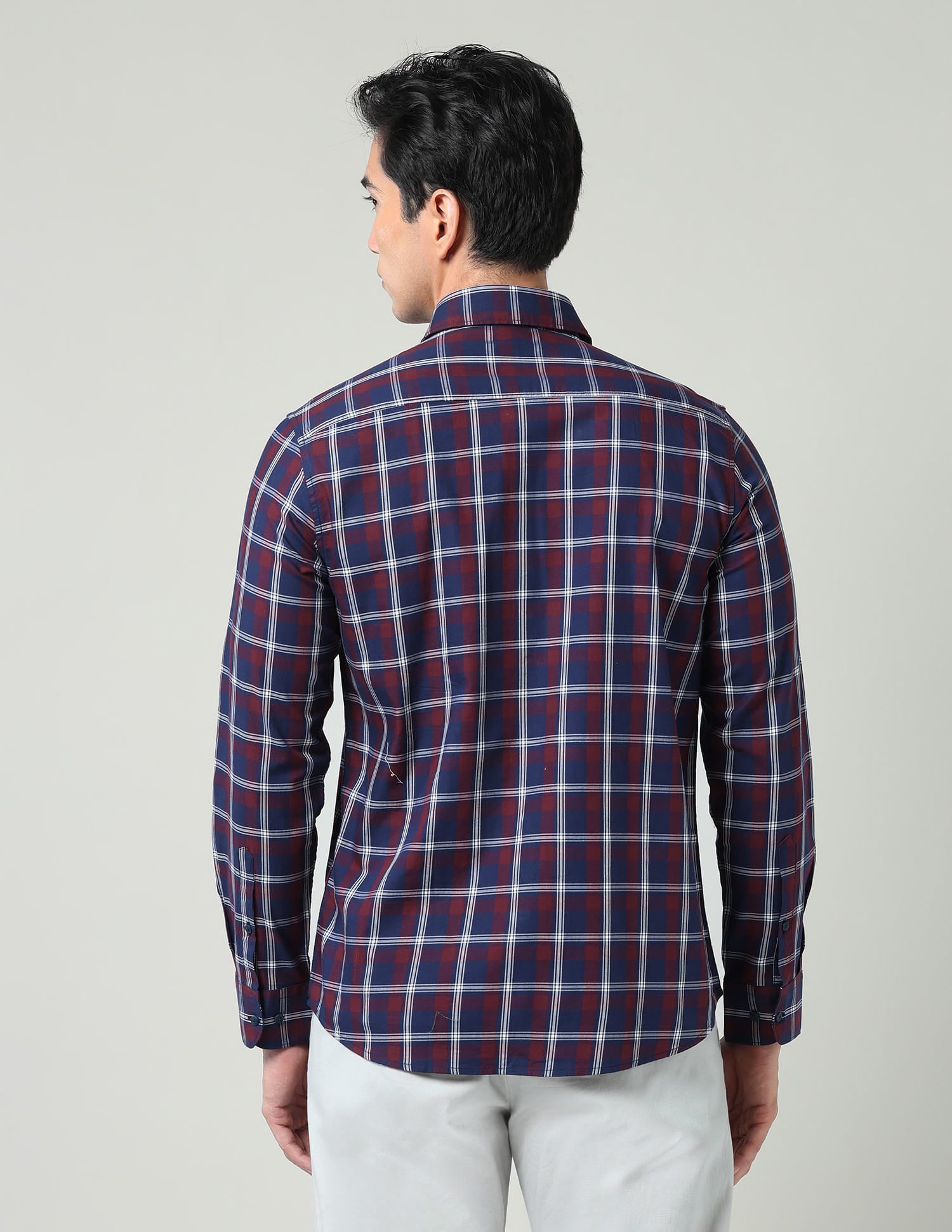 Wardrobe Essential Tartan Checked Slim Fit Shirt
