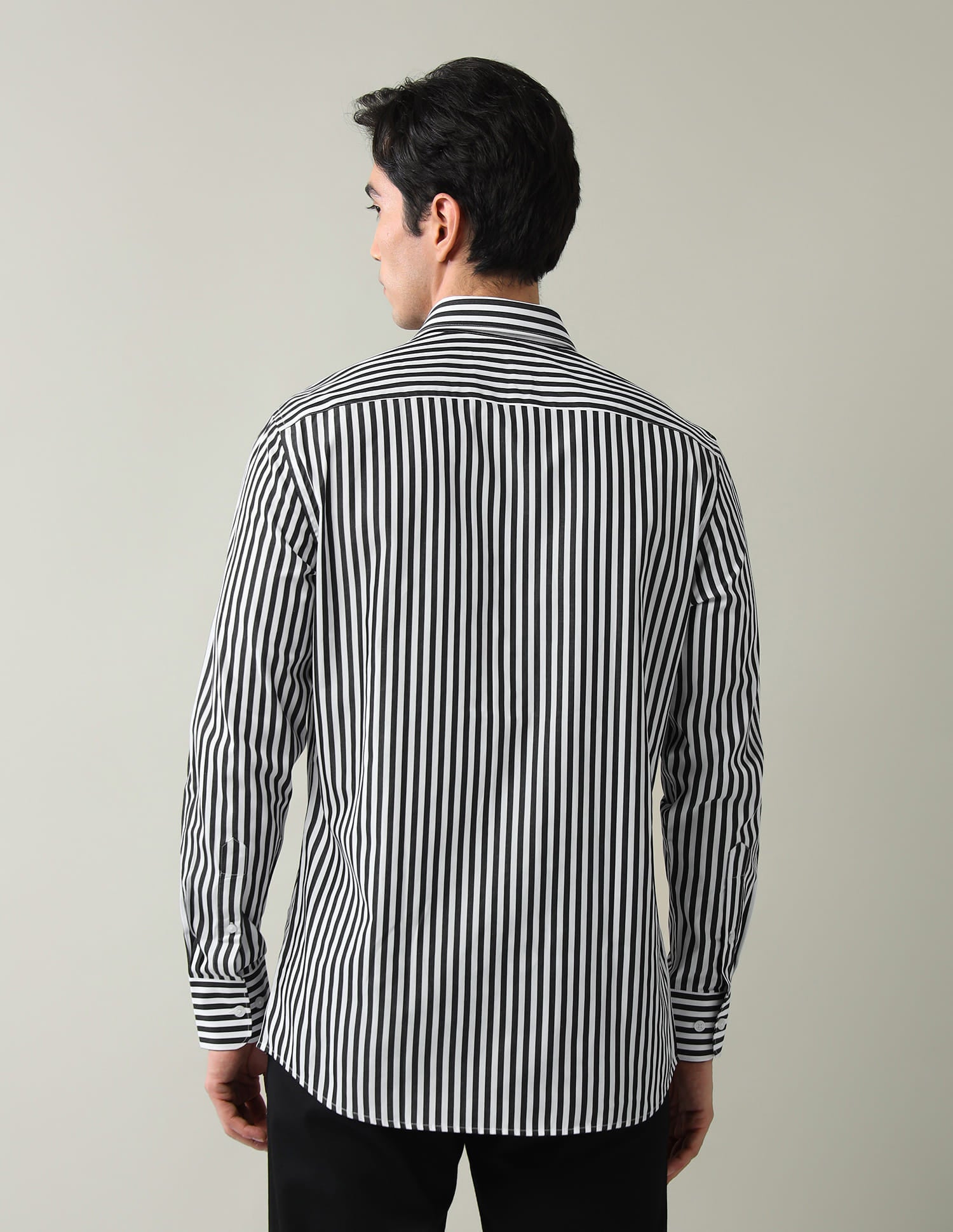 Power Pulse Vertical Striped Regular Fit Shirt