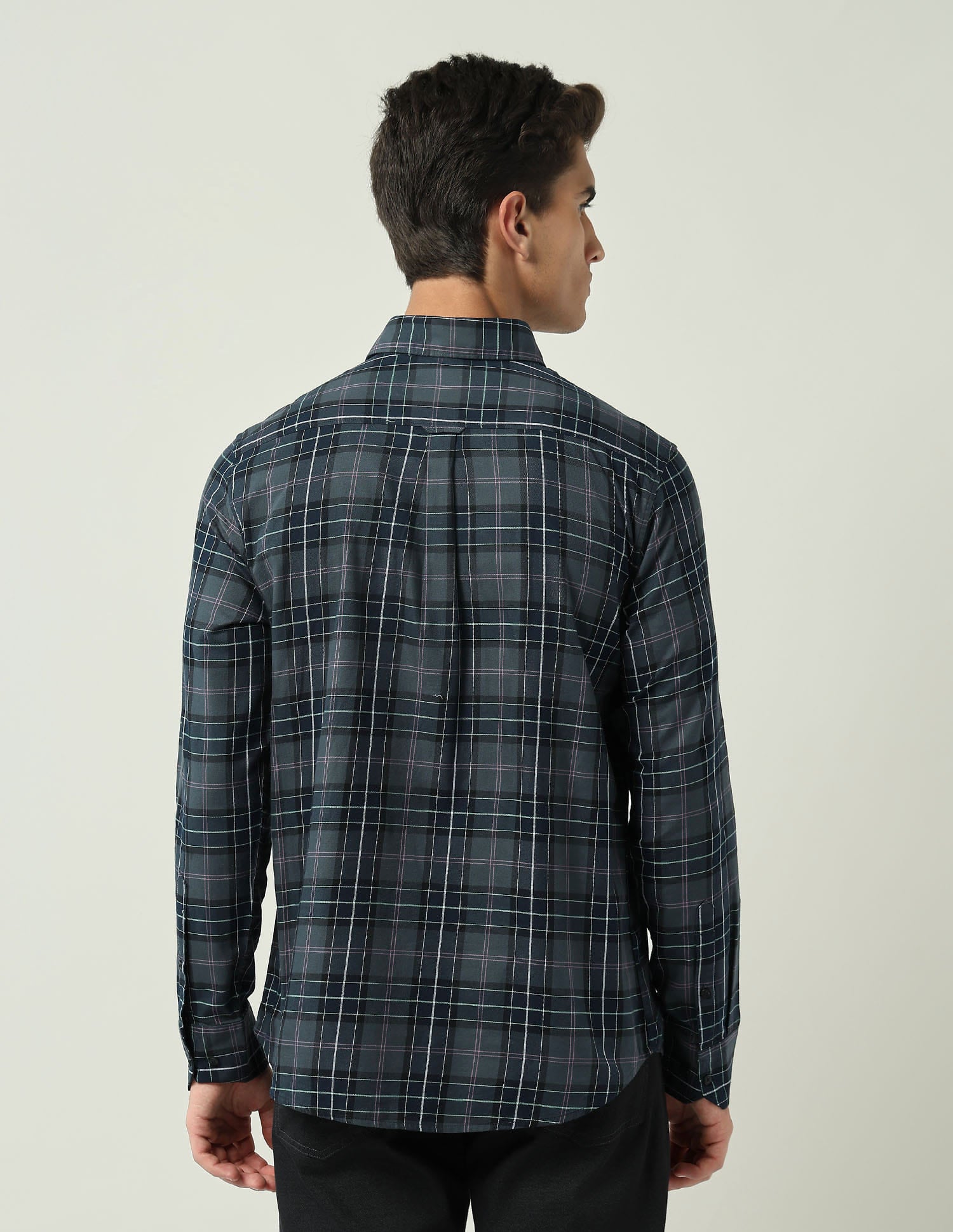 Power Plaid Checked Dobby Shirt
