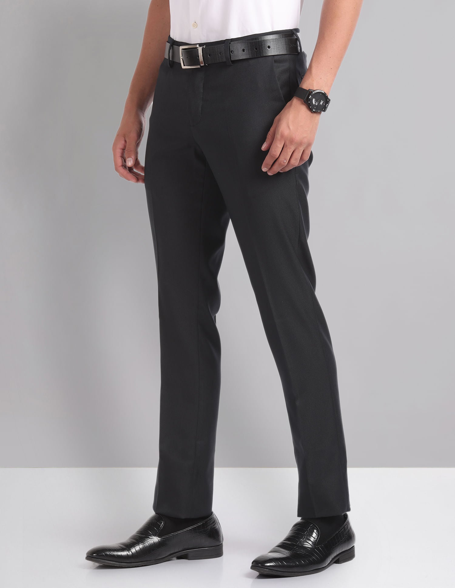 Classique Smart Flex Slim Formal Trousers