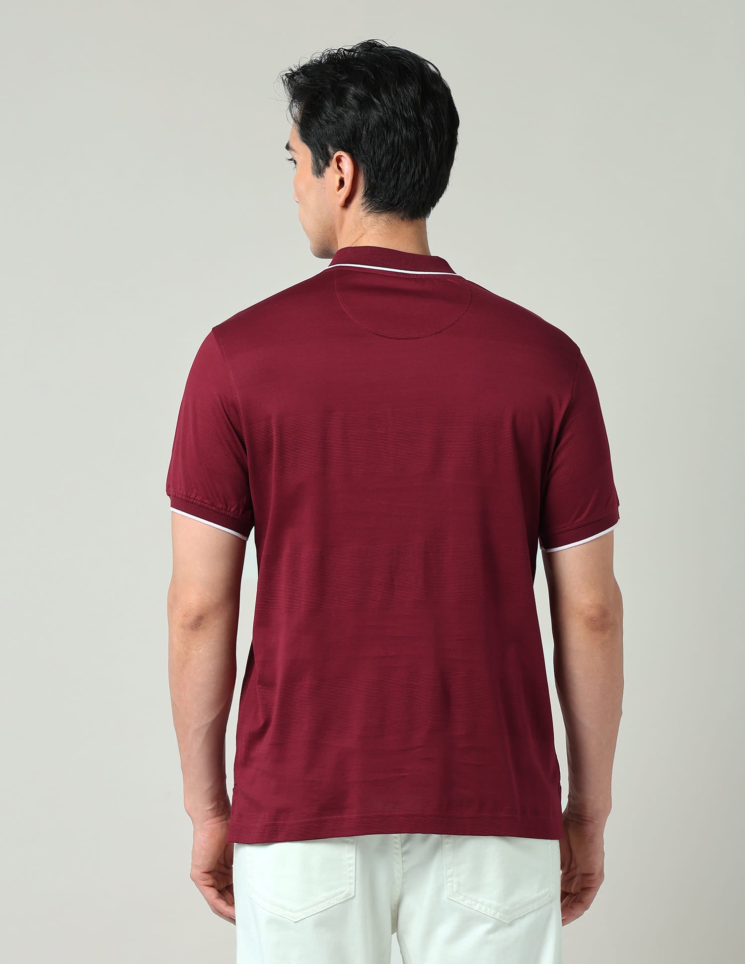 Regular Solid Slim Fit Polo Shirt