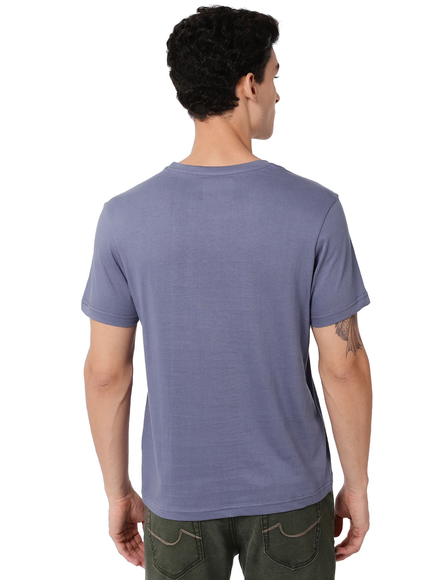 Urban Adventure Crew Neck Graphic Print Cotton T-Shirt
