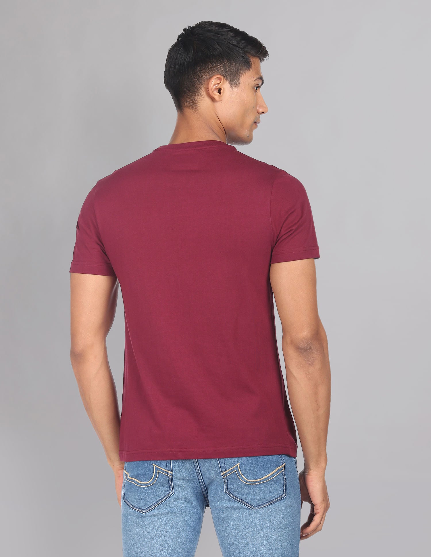 Art-Coded Graphic Print Cotton T-Shirt