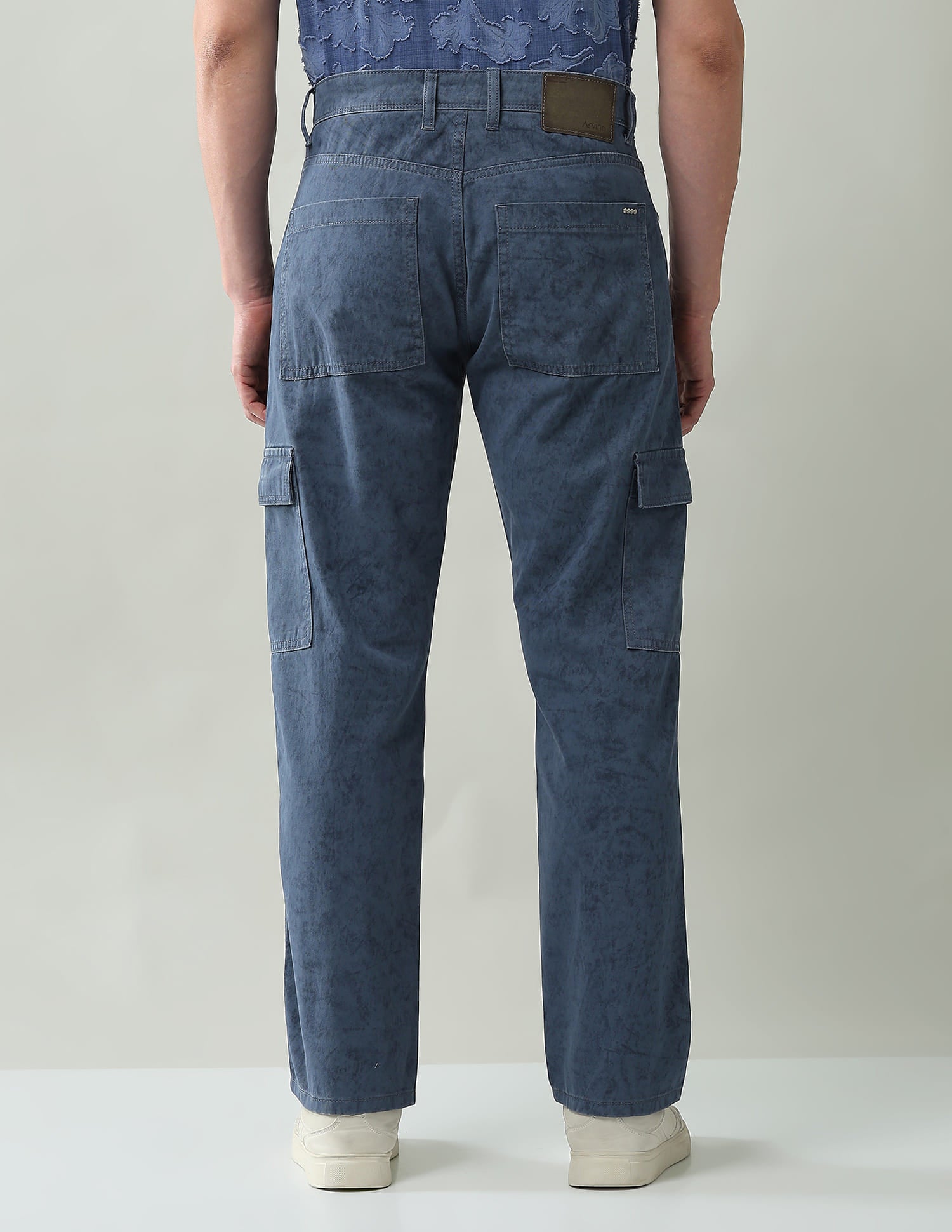 Textured Comfort Fit Cargos